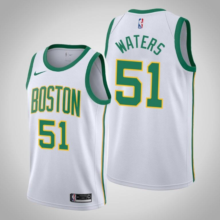 Boston Celtics Tremont Waters 5 White Swingman City Edition NBA Jersey Men's