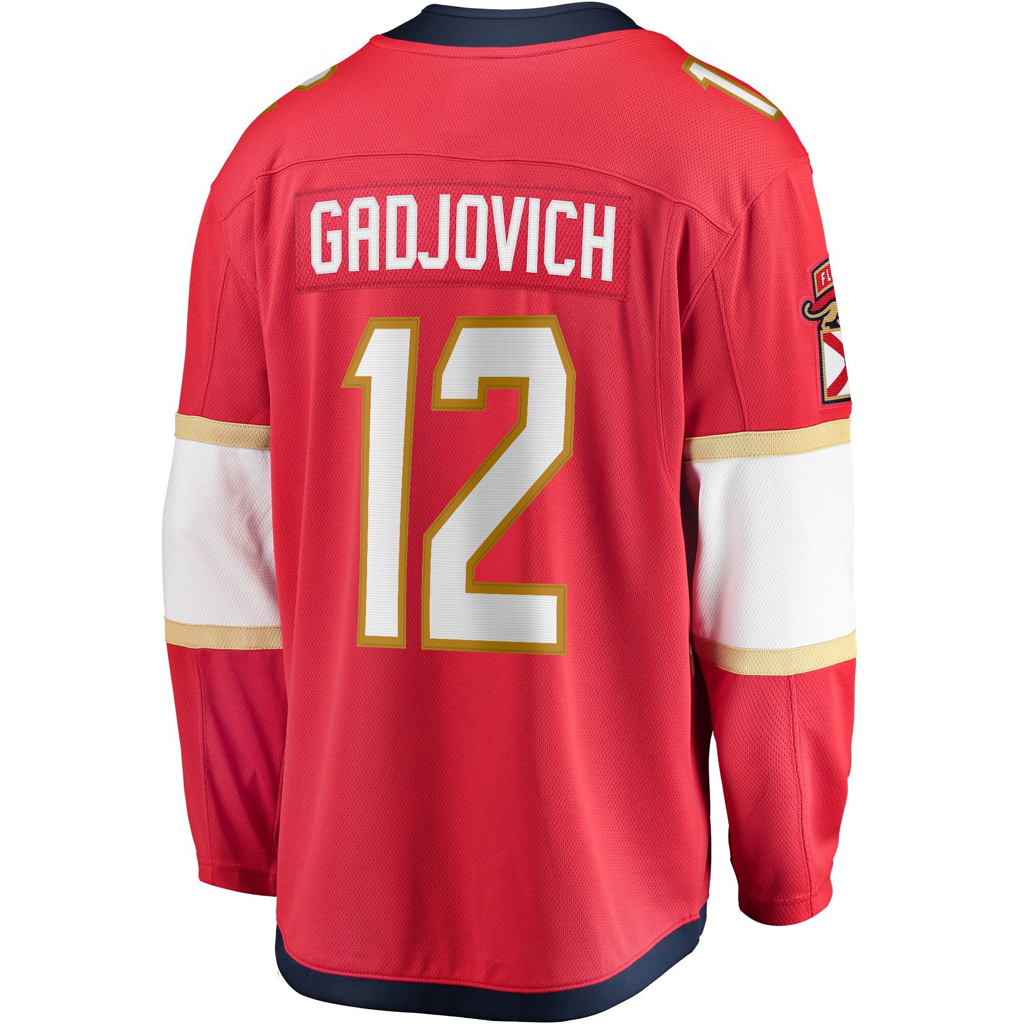 Florida Panthers Jonah Gadjovich Red Premier Breakaway Player NHL Jersey Men's