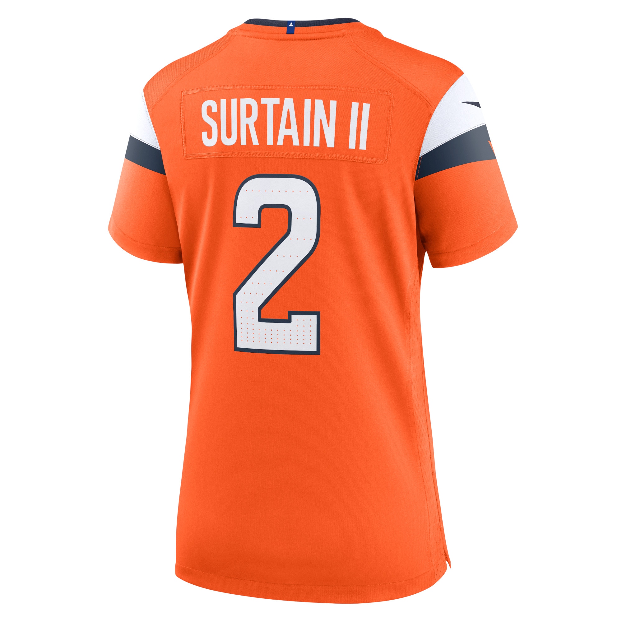 Denver Broncos Patrick Surtain II Orange Mile High Collection Game NFL Jersey Women's