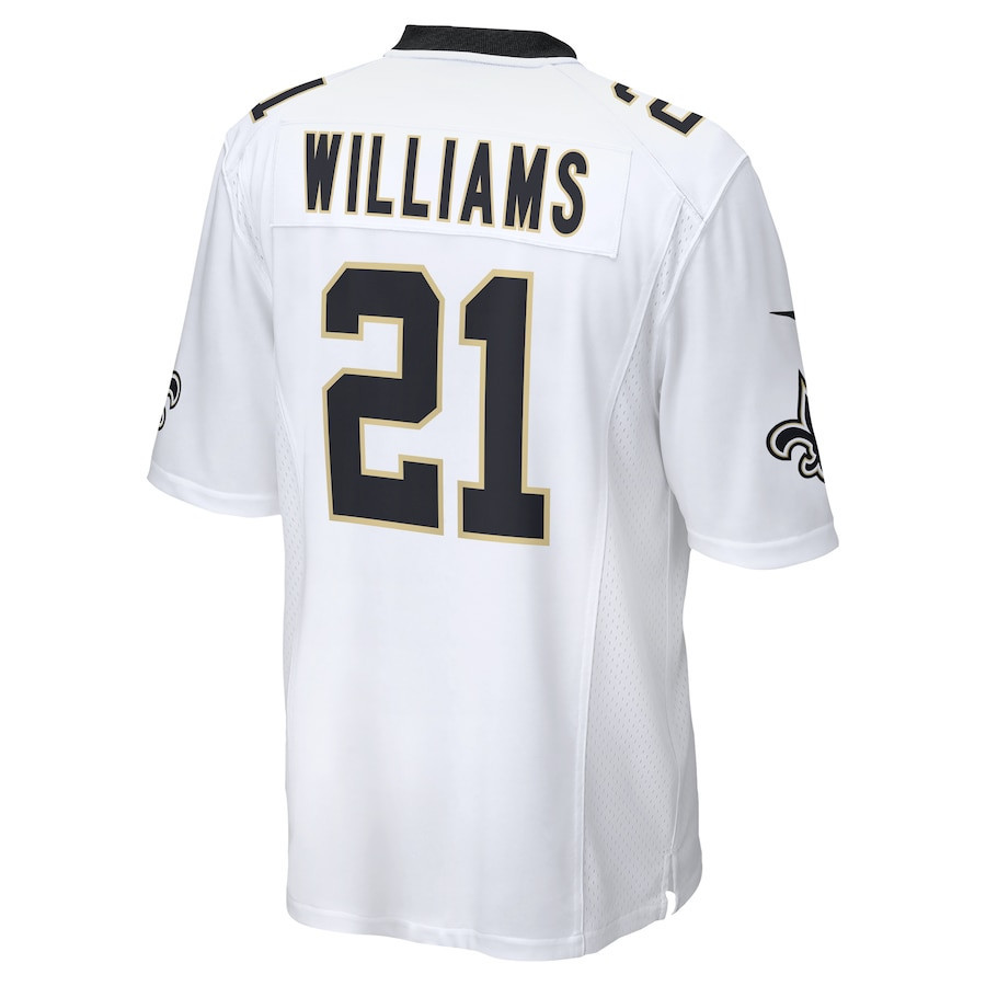 Jamaal Williams 21 New Orleans Saints Game White NFL Jersey Men's