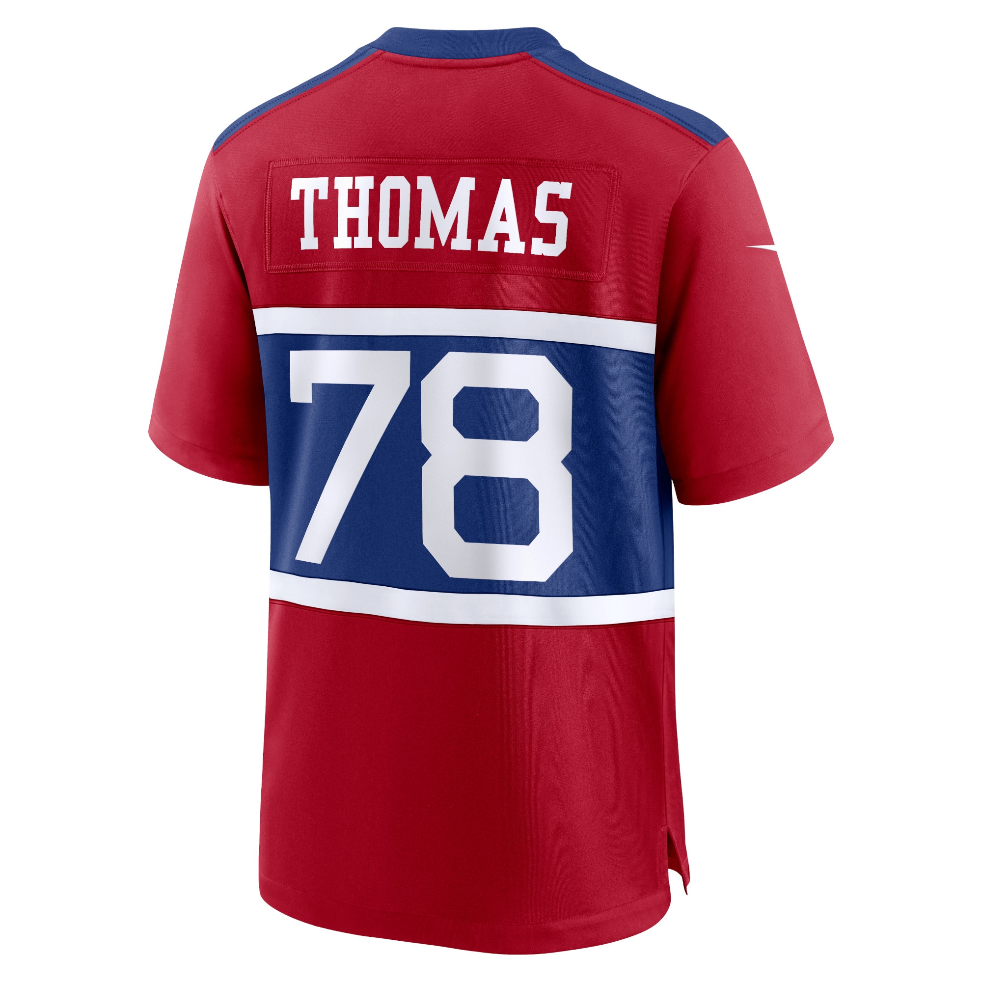 New York Giants Andrew Thomas Century Red Alternate Player Game NFL Jersey Men's