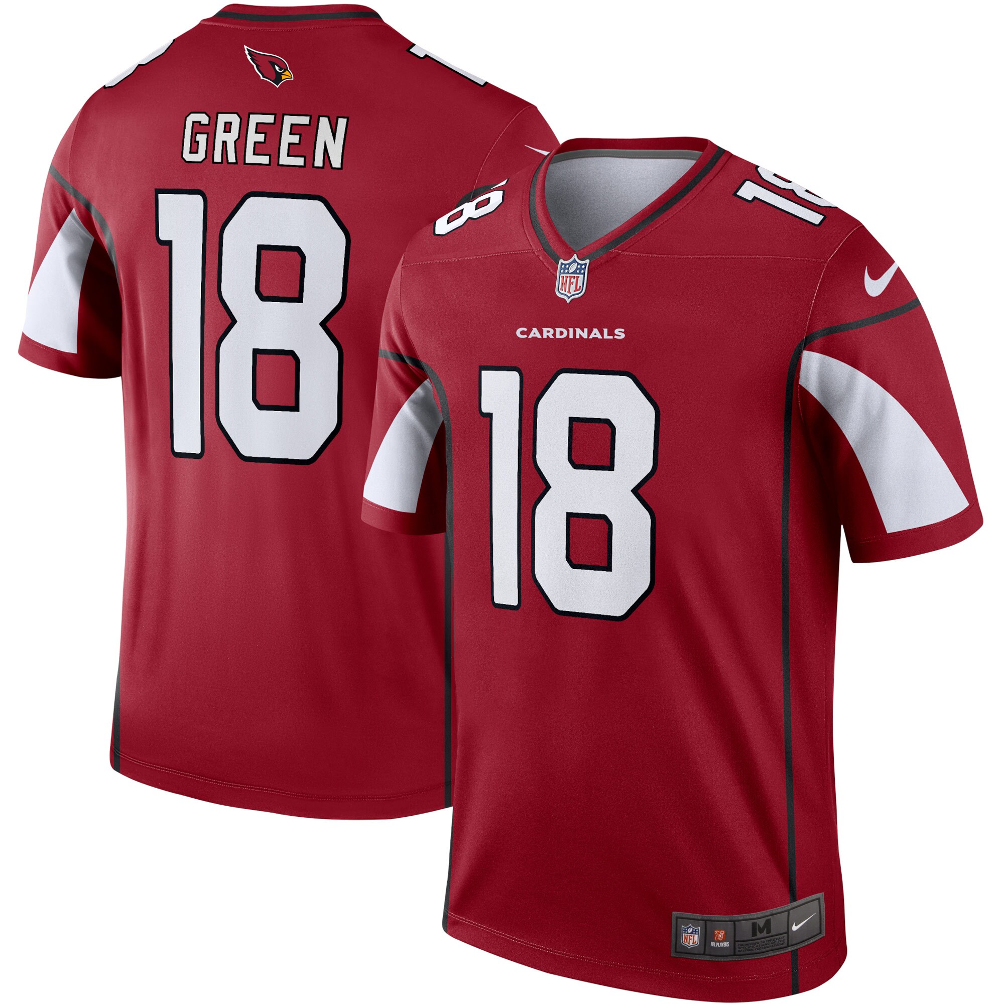 Arizona Cardinals A.J. Green Cardinal Team Legend Player Performance Top NFL Jersey Men's