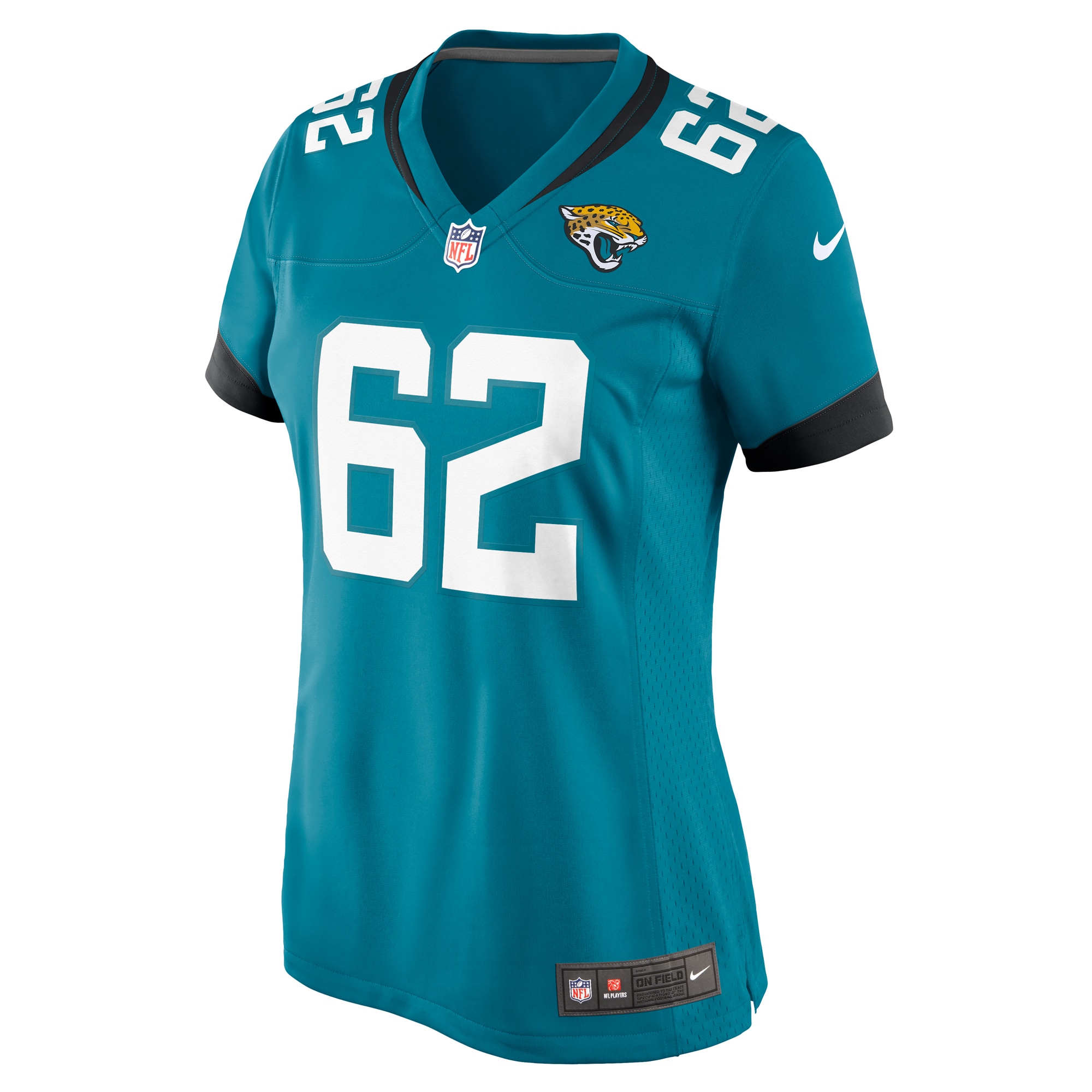 Jacksonville Jaguars Javon Foster Teal Game NFL Jersey Women's