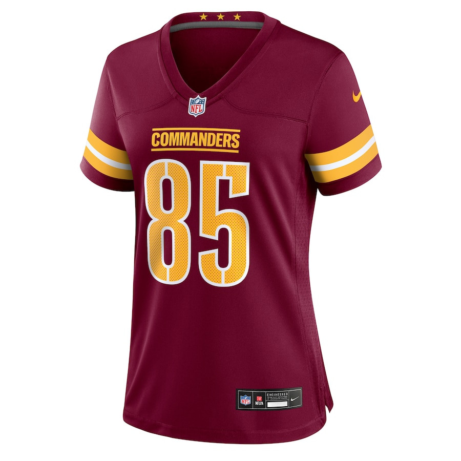 Noah Brown 85 Washington Commanders Game Burgundy NFL Jersey Women's