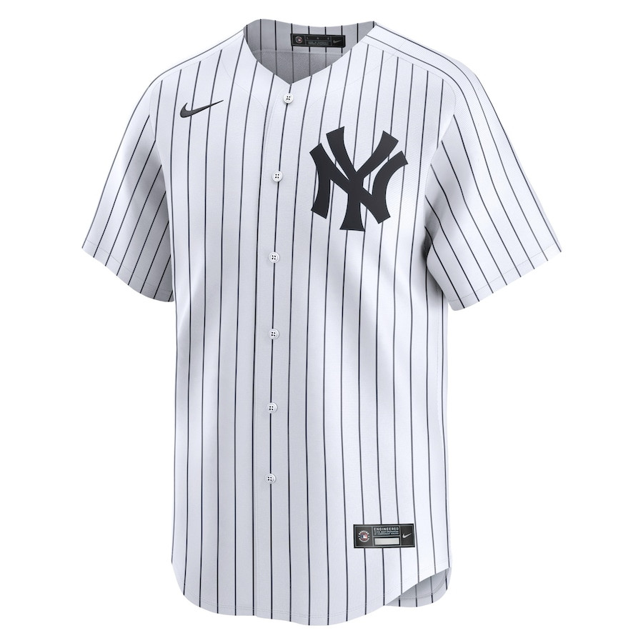 Mickey Mantle 7 New York Yankees Home Limited Player White MLB Jersey Men's