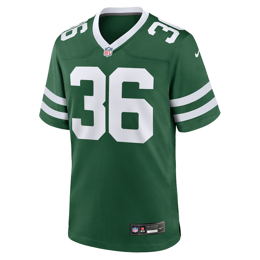 Chuck Clark 36 New York Jets Team Game Legacy Green NFL Jersey Men's