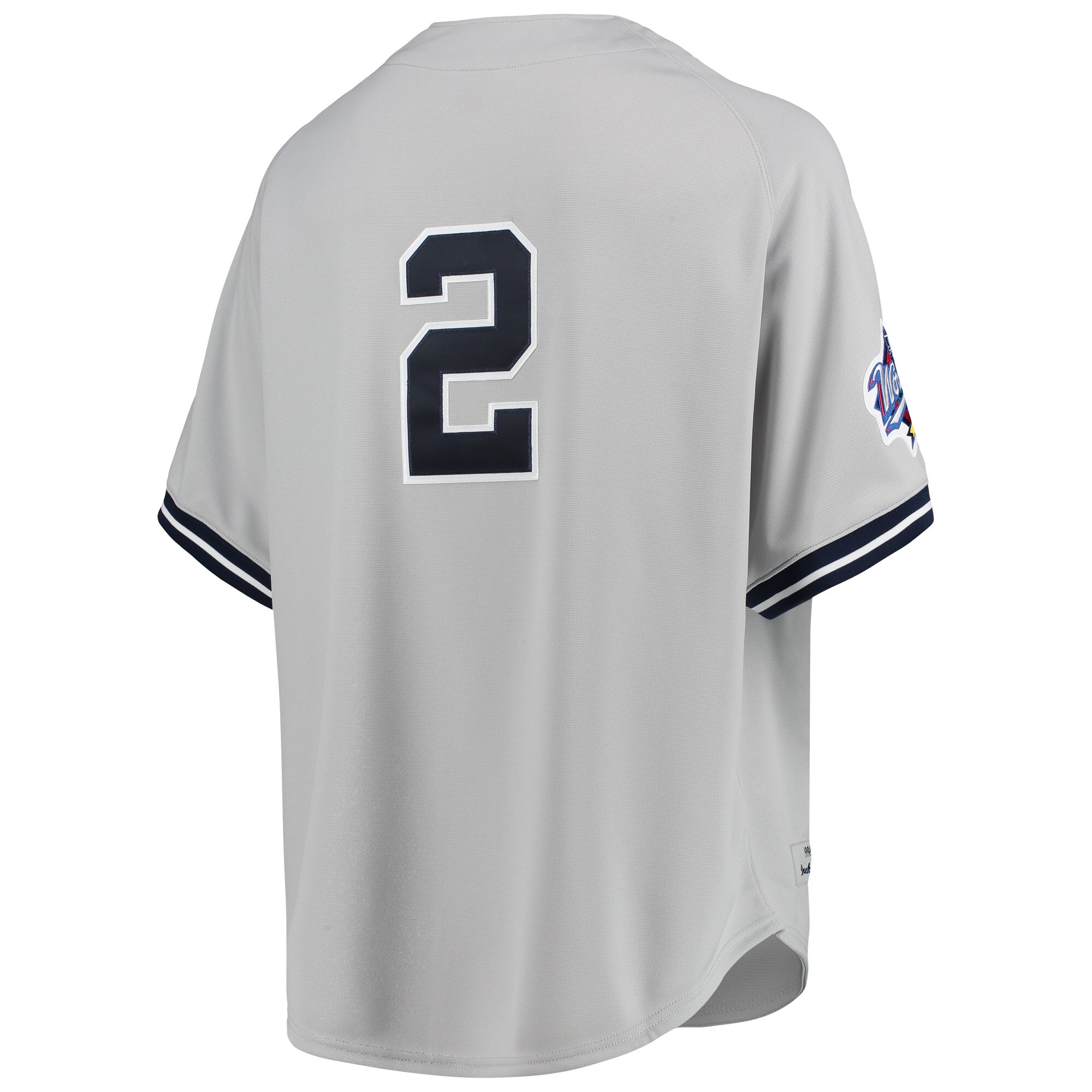 New York Yankees Derek Jeter Mitchell Ness Gray 1998 Cooperstown Collection Road MLB Jersey Men's
