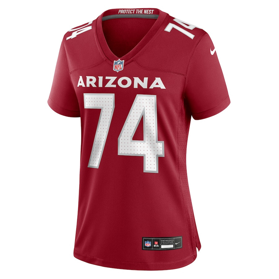 Isaiah Adams 74 Arizona Cardinals Game Cardinal NFL Jersey Women's
