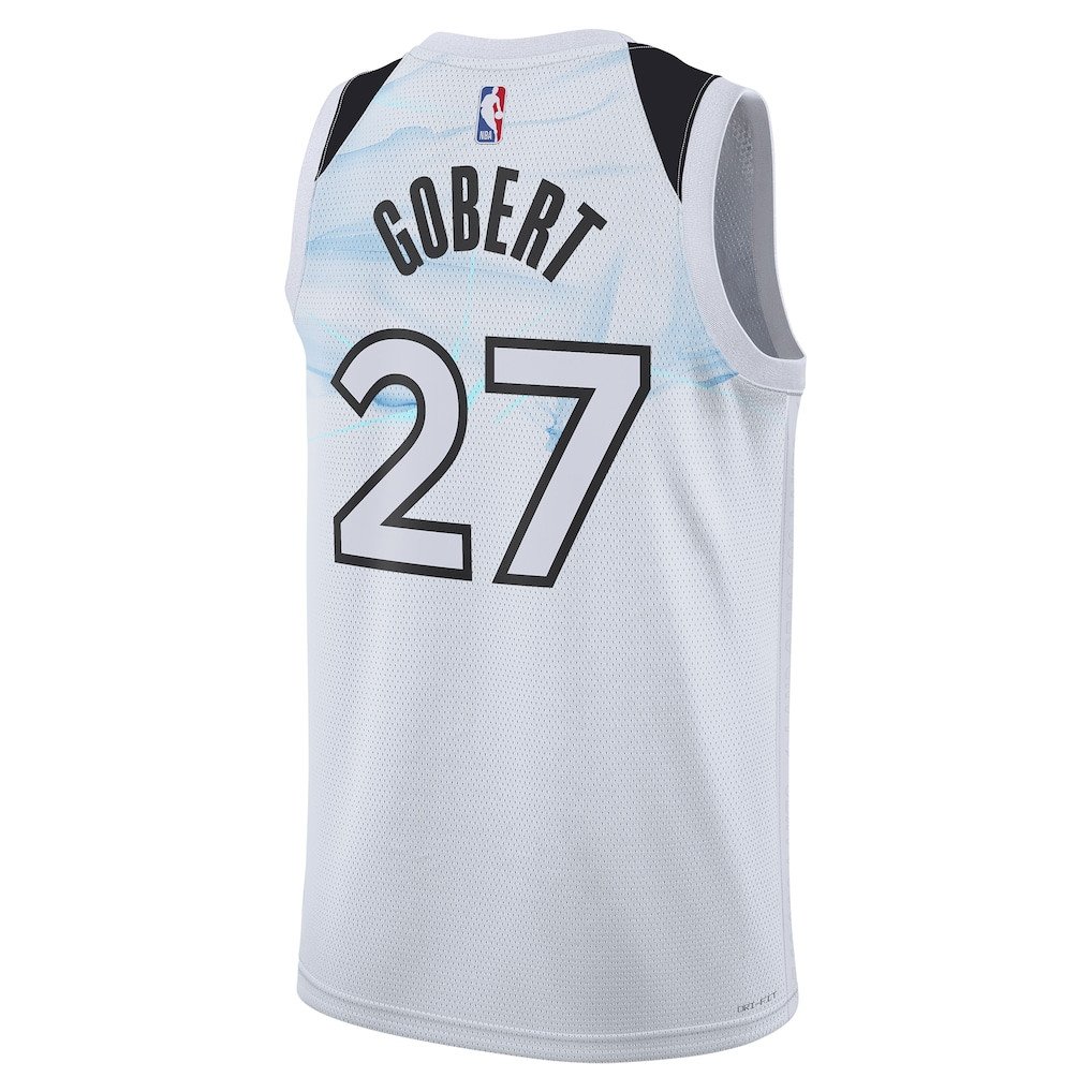 Rudy Gobert 27 Minnesota Timberwolves Unisex 2024/25 Swingman Player City Editio White NBA Jersey Unisex