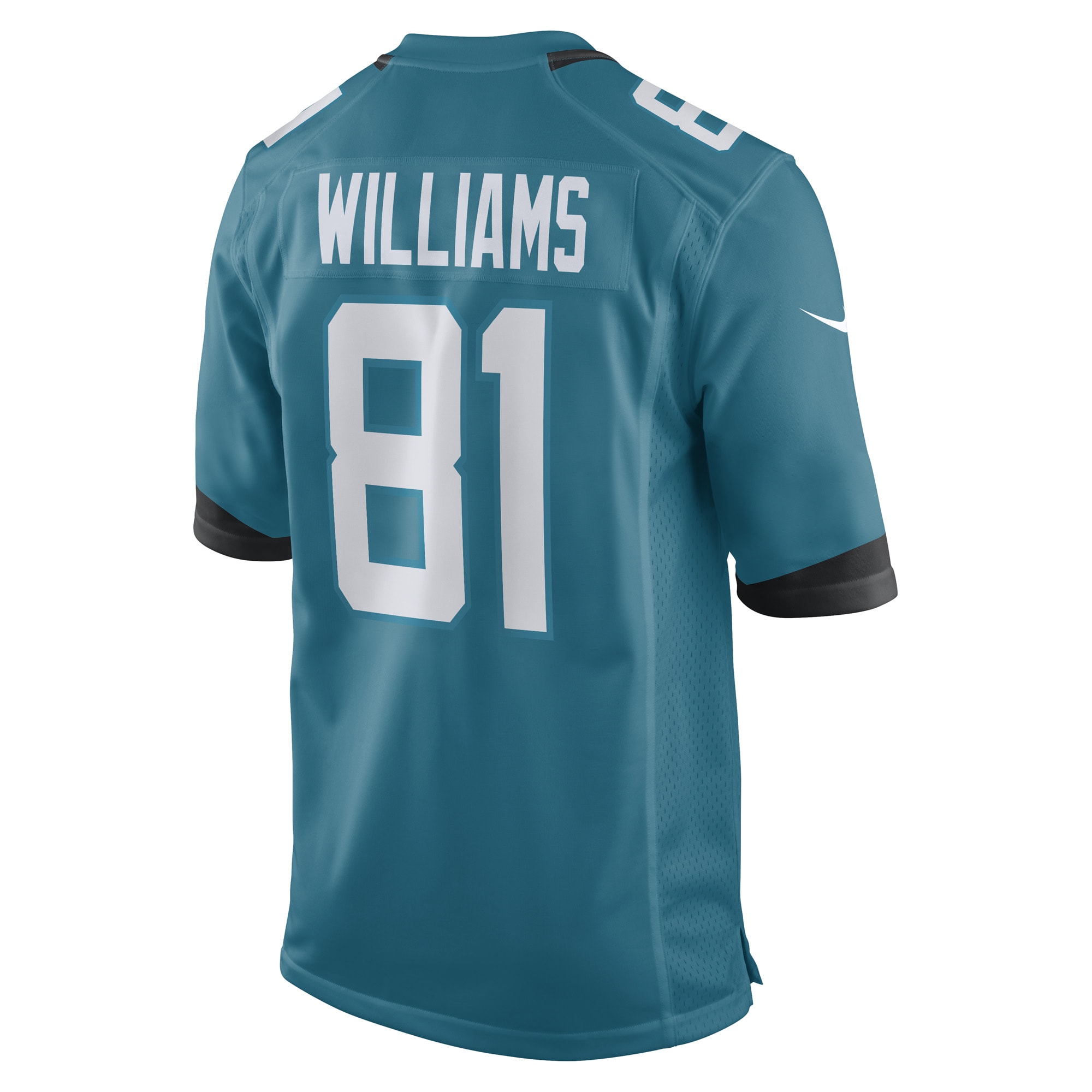 Jacksonville Jaguars Seth Williams Teal Game Player NFL Jersey Men's
