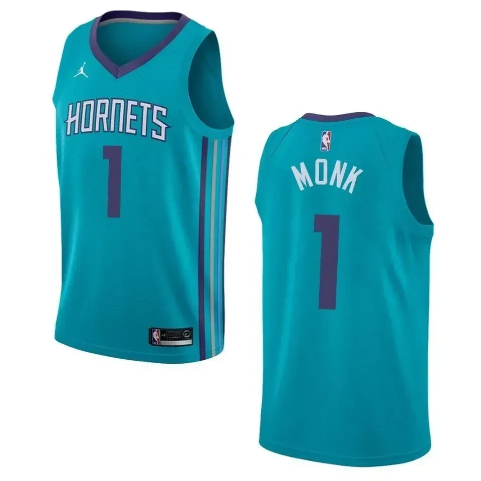 Charlotte Hornets 1 Malik Monk Icon Swingman Teal NBA Jersey Men's
