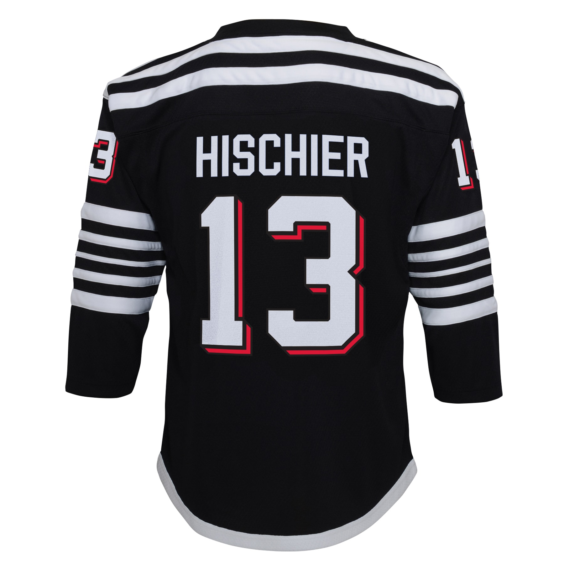 New Jersey Devils Nico Hischier Black 2021/22 Alternate Player NHL Jersey Youth