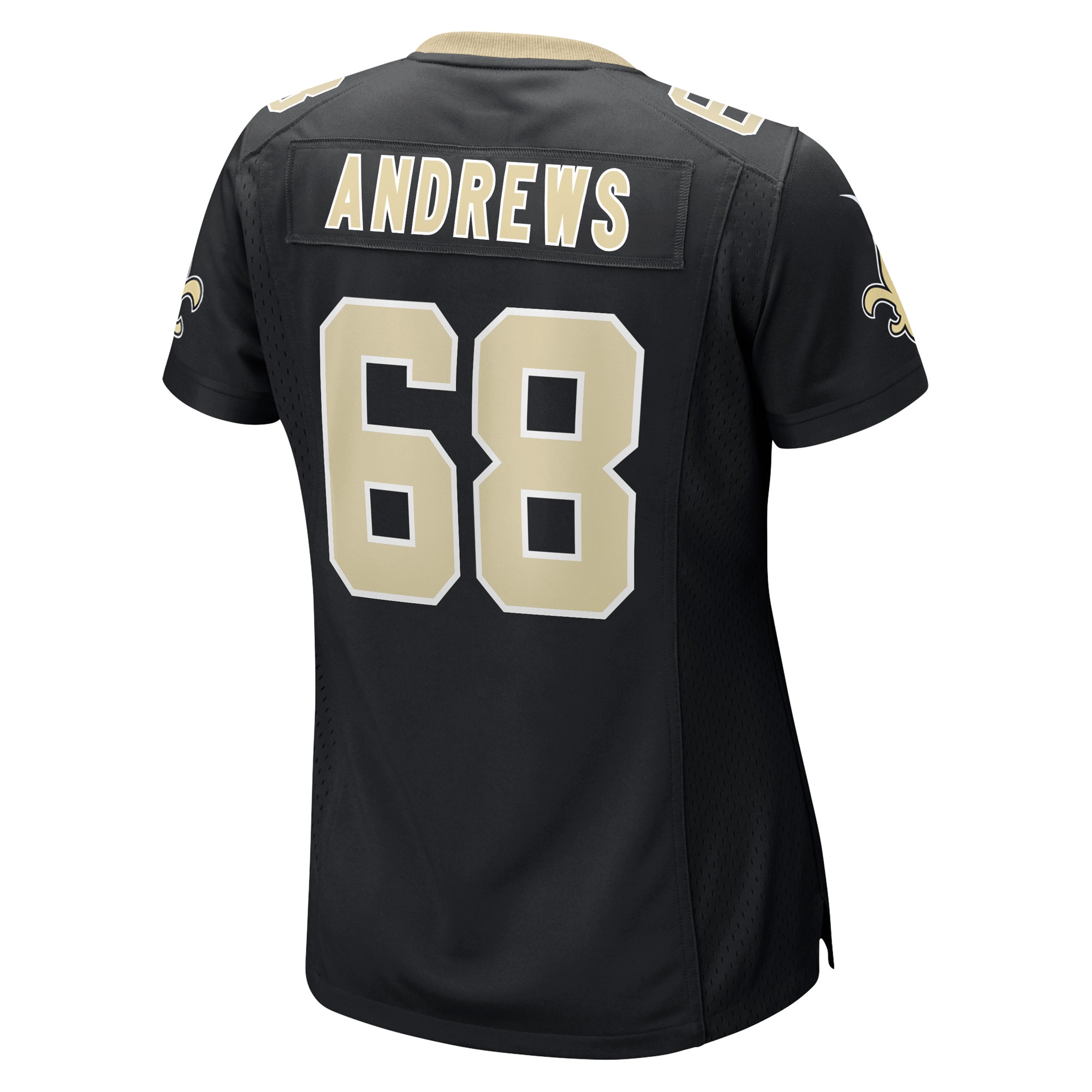 New Orleans Saints Josh Andrews Black Game Player NFL Jersey Women's