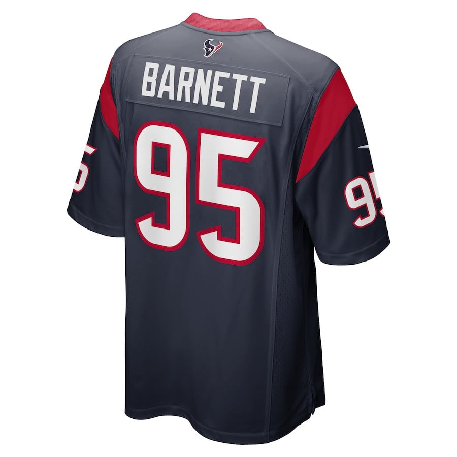 Derek Barnett 95 Houston Texans Game Navy NFL Jersey Men's