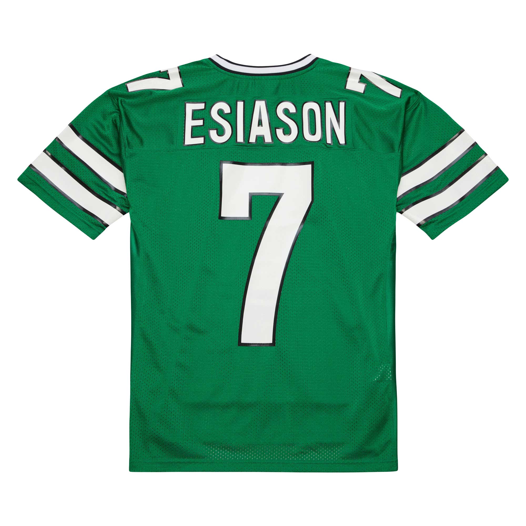 New York Jets Boomer Esiason Mitchell Ness Kelly Green 1993 Throwback Retired Player Pocket NFL Jersey Men's