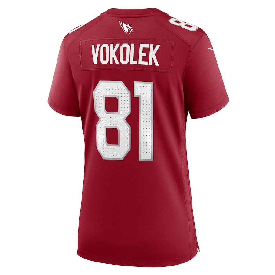 Travis Vokolek 81 Arizona Cardinals Game Cardinal NFL Jersey Women's