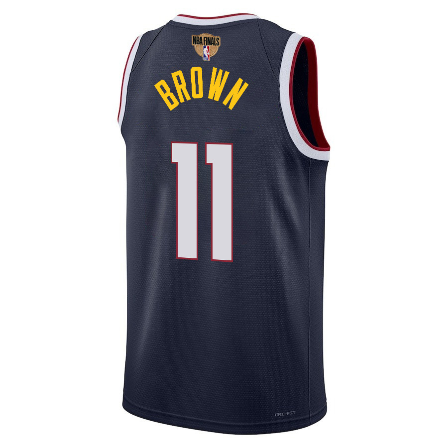 Bruce Brown 11 Denver Nuggets Final Champions 2023 Swingman Black NBA Jersey Men's