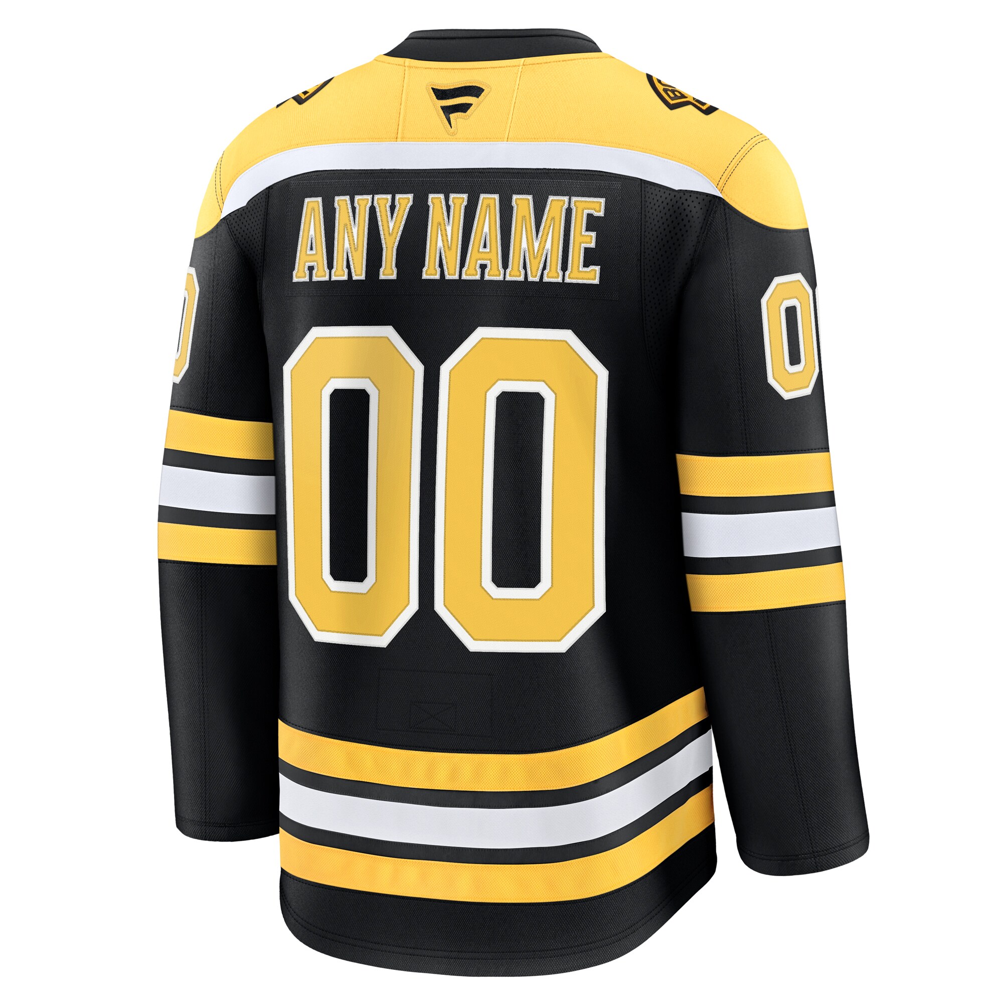 Boston Bruins Black Home Premium Custom NHL Jersey Men's