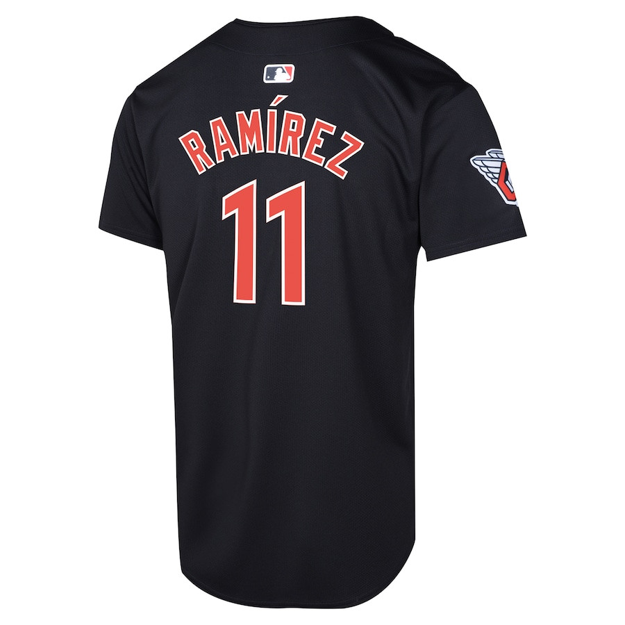 Jos? Ram?rez 11 Cleveland Guardians Alternate Limited Blue MLB Jersey Youth