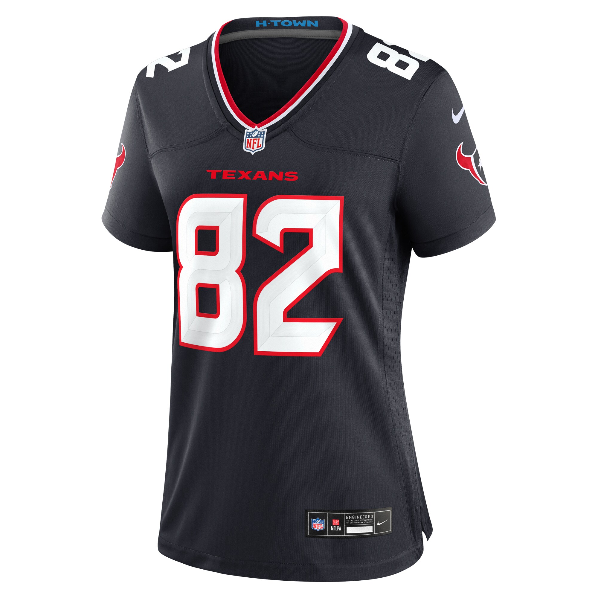 Houston Texans Steven Sims Navy Team Game NFL Jersey Women's