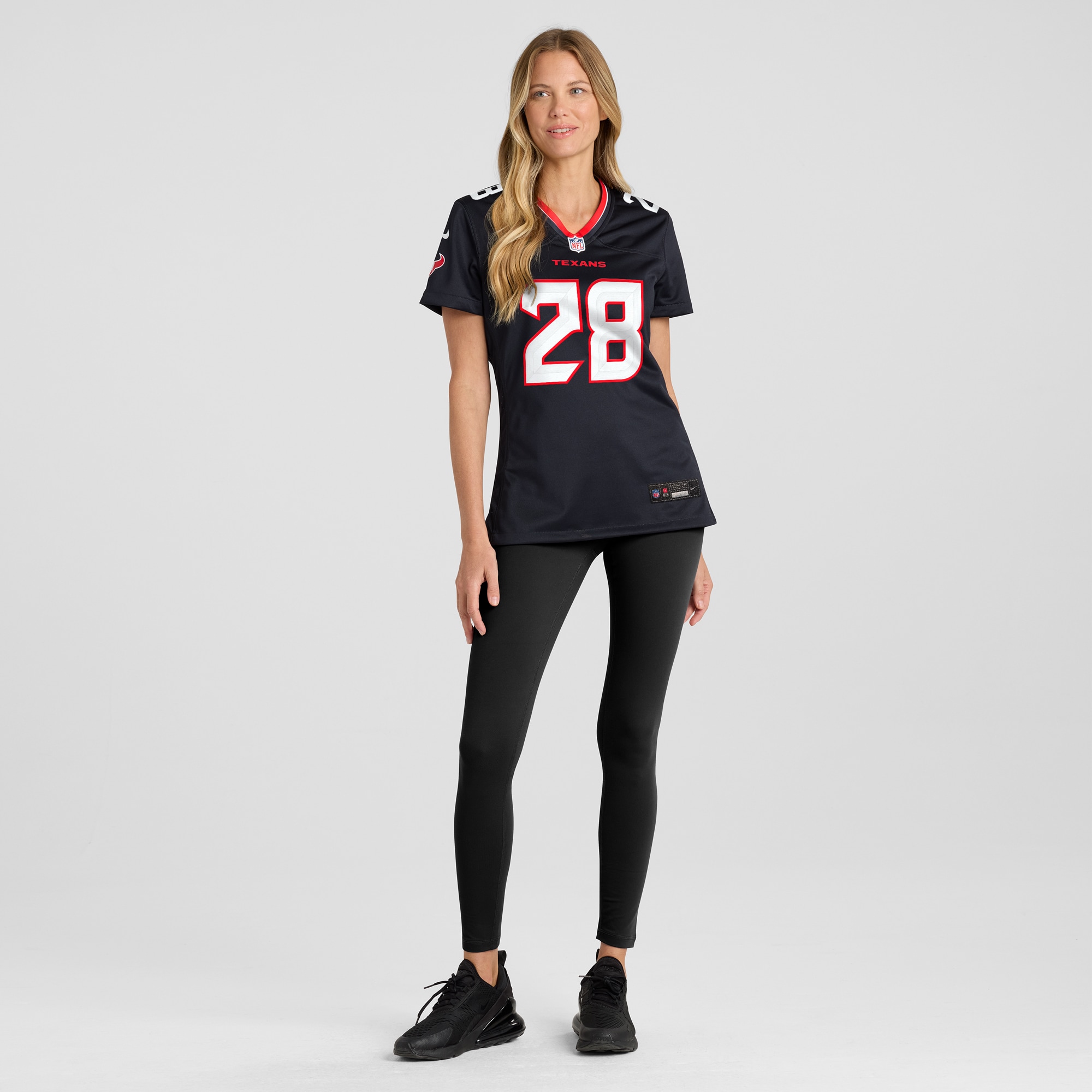Houston Texans Joe Mixon Navy Game NFL Jersey Women's