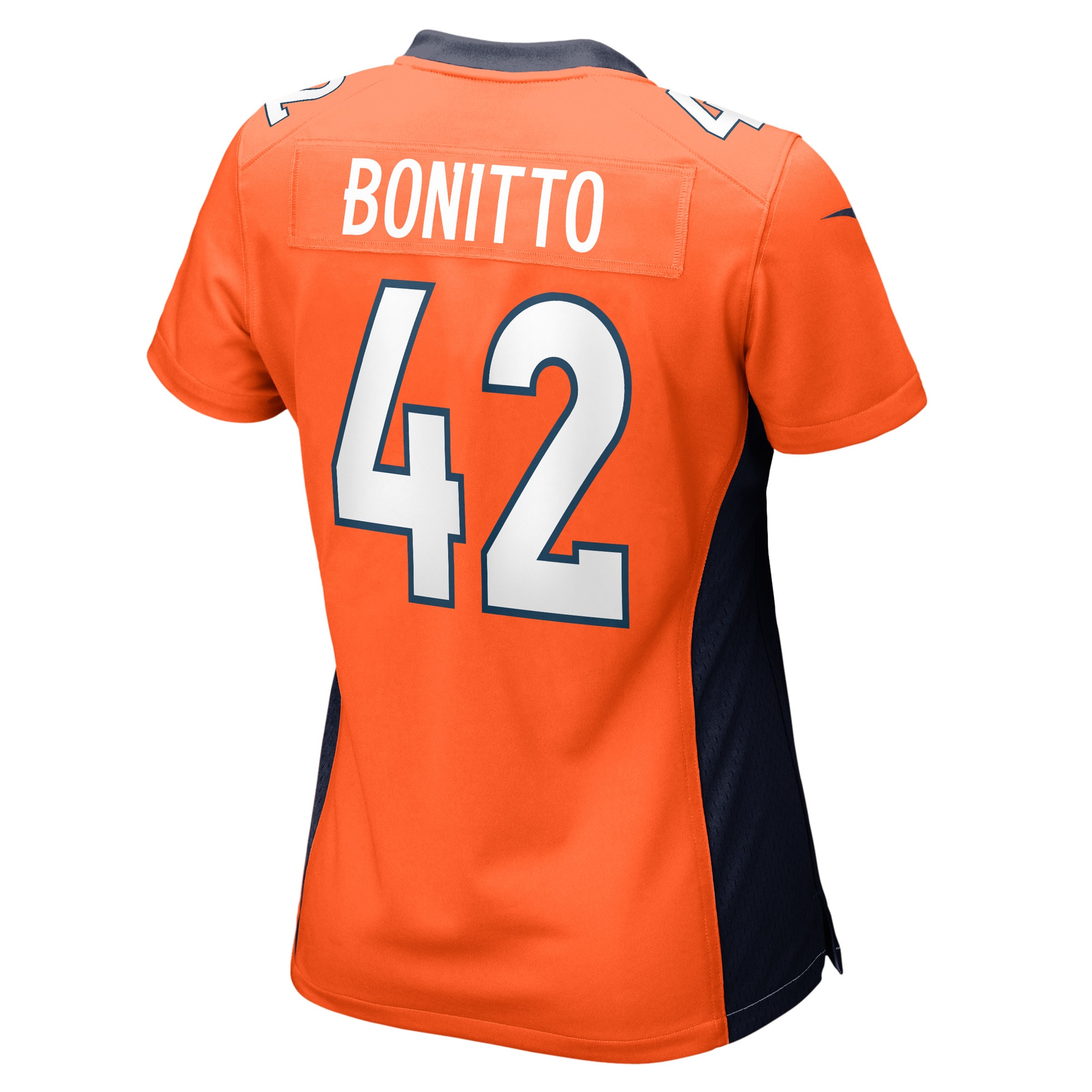 Denver Broncos Nik Bonitto Orange Game Player NFL Jersey Women's