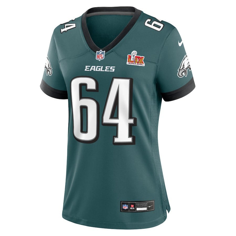 Brett Toth #64 Philadelphia Eagles Super Bowl LIX Midnight Green NFL Jersey Women's