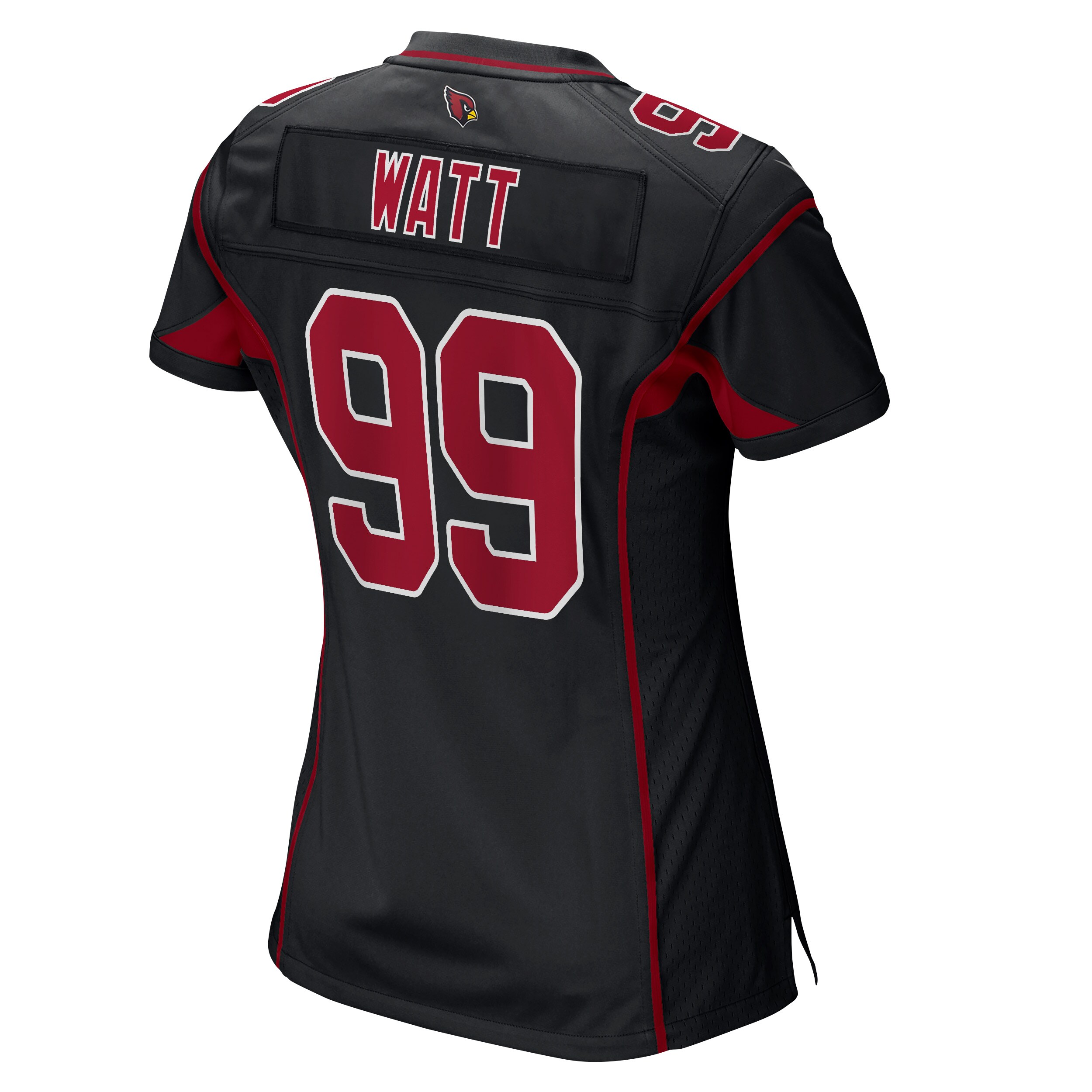 Arizona Cardinals J.J. Watt Black 2nd Alternate Game NFL Jersey Women's
