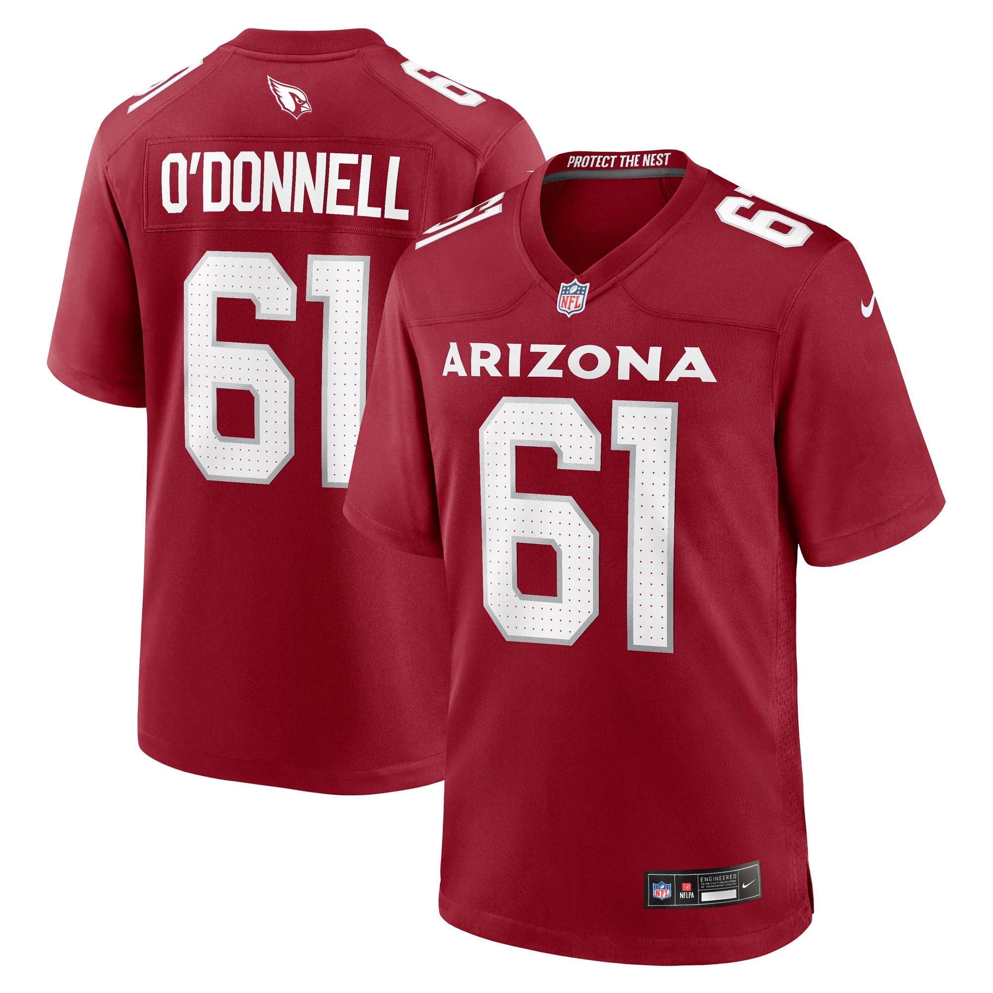 Arizona Cardinals Carter O'Donnell Cardinal Team Game NFL Jersey Men's
