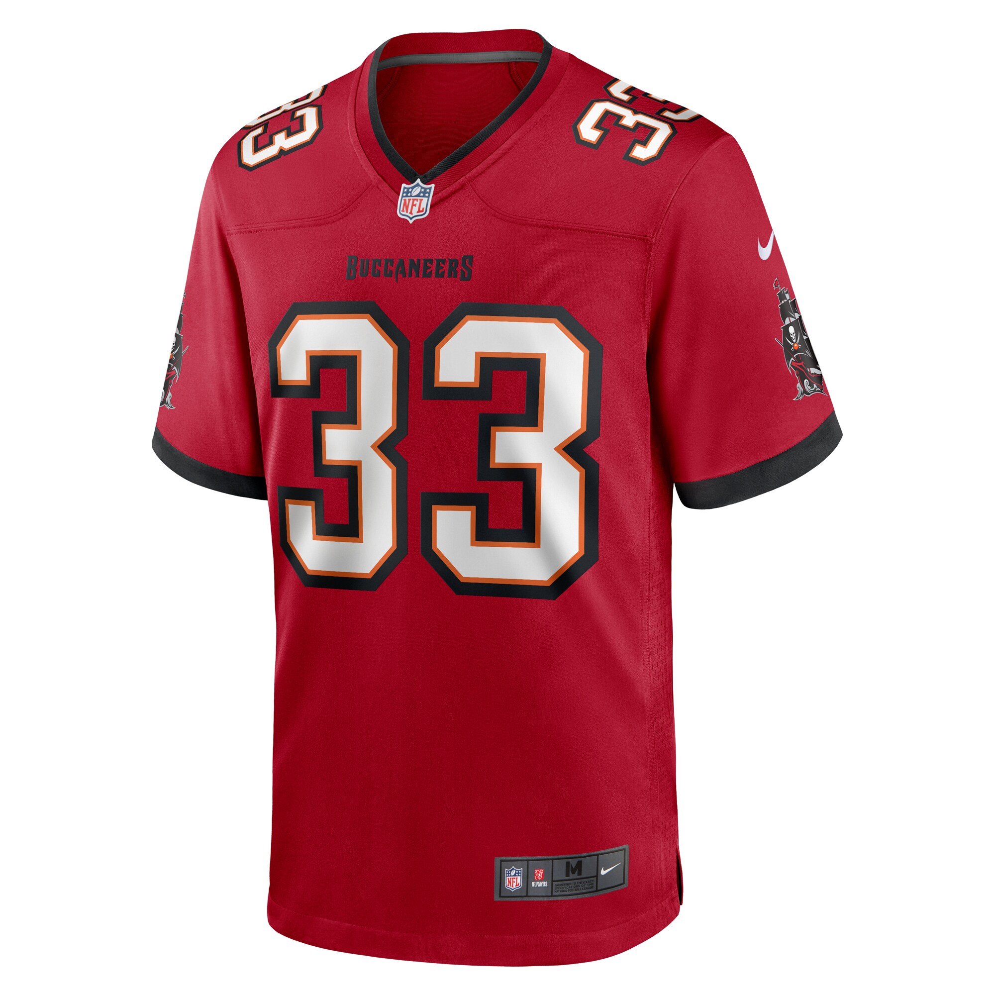 Tampa Bay Buccaneers Jose Ramirez Red Game NFL Jersey Men's