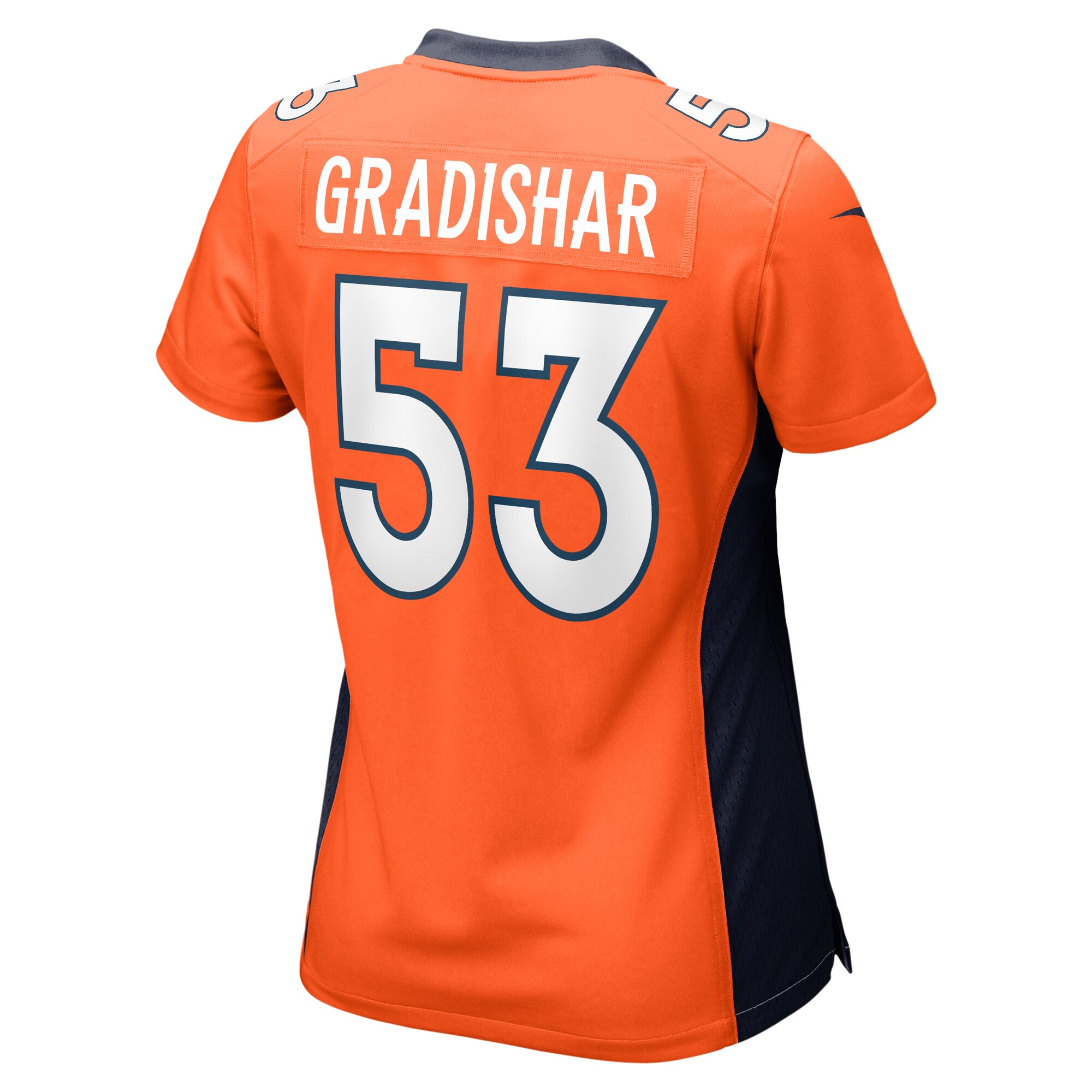 Denver Broncos Randy Gradishar Orange Retired Player Game NFL Jersey Women's