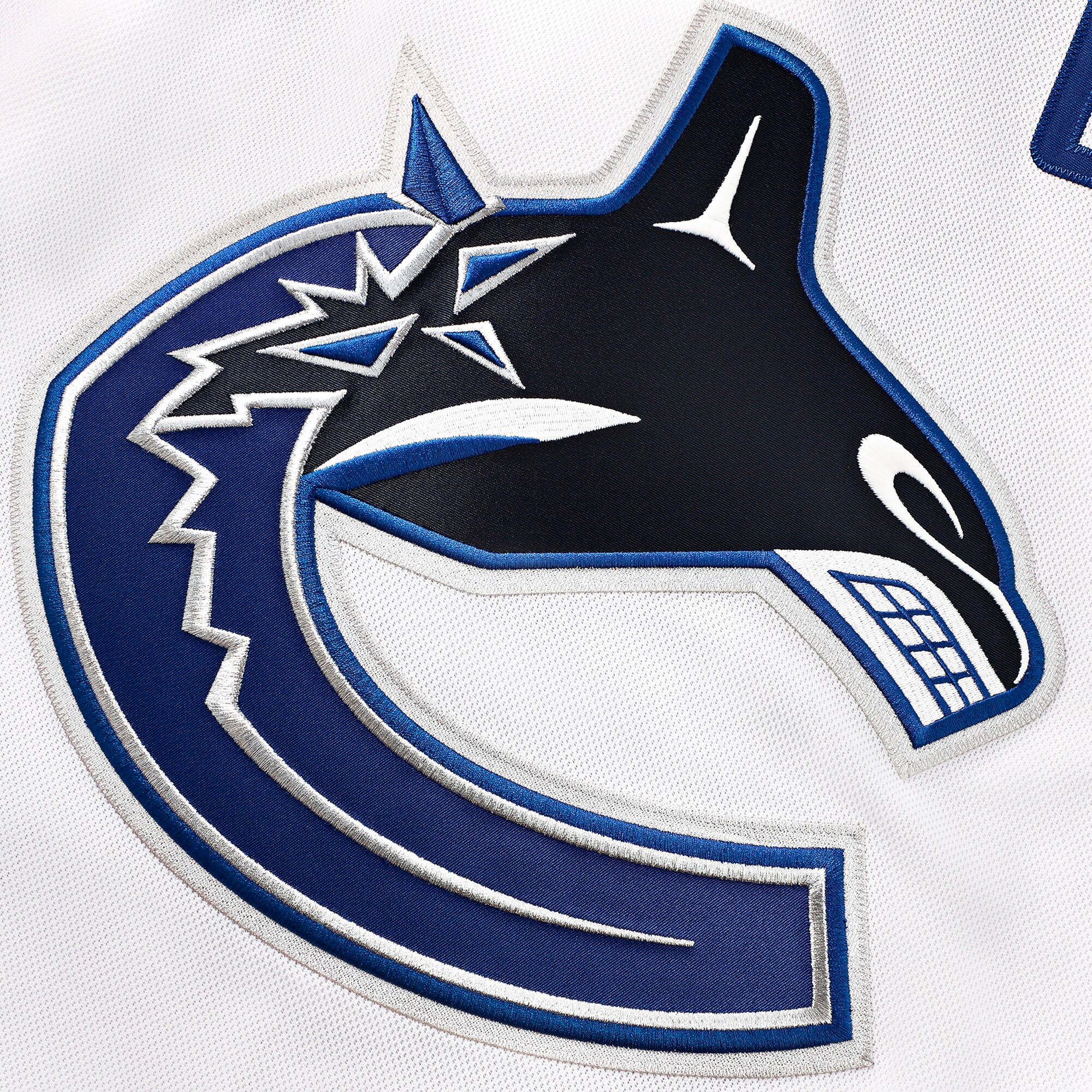 Vancouver Canucks White Away Premium Custom NHL Jersey Men's