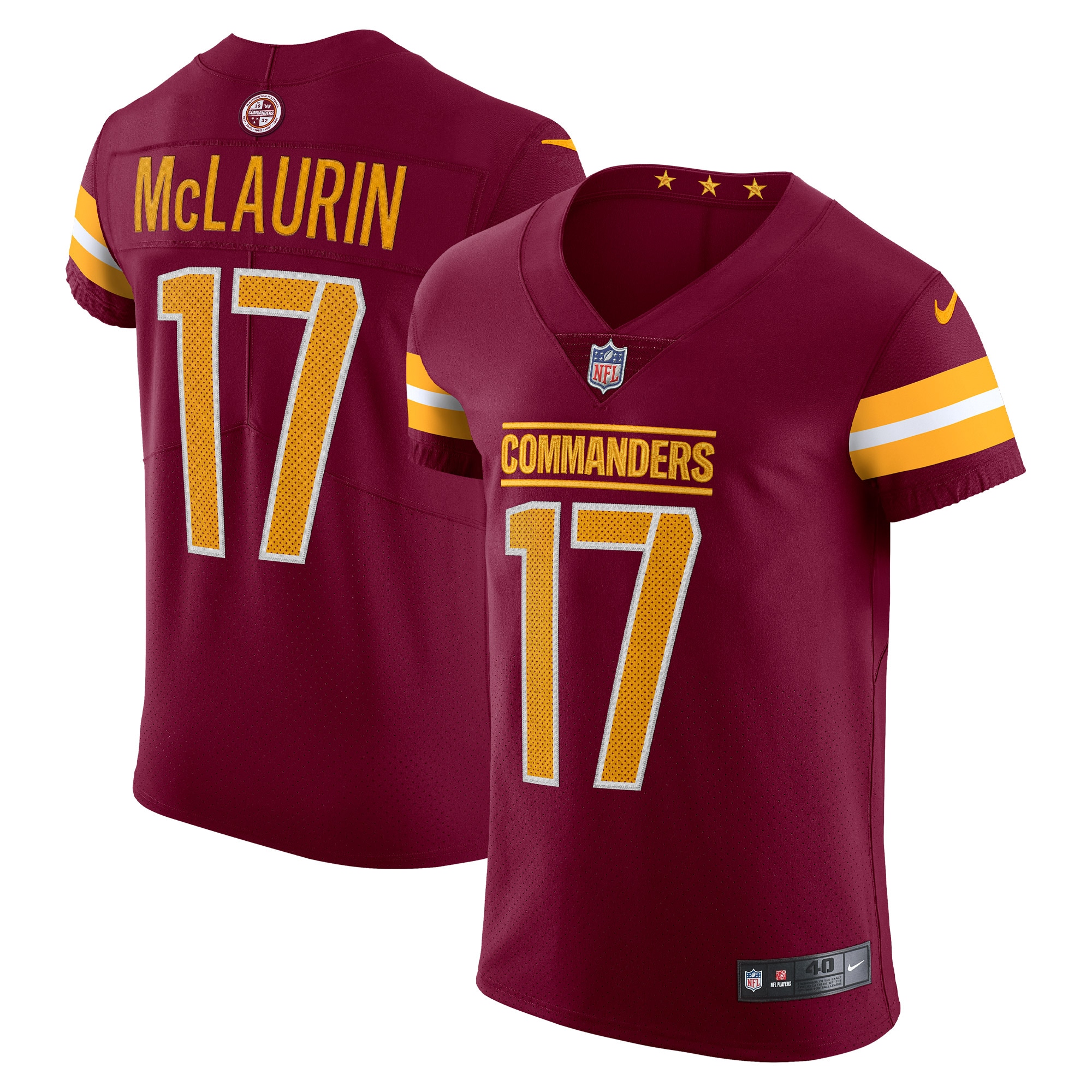 Washington Commanders Terry McLaurin Burgundy Vapor Elite NFL Jersey Men's