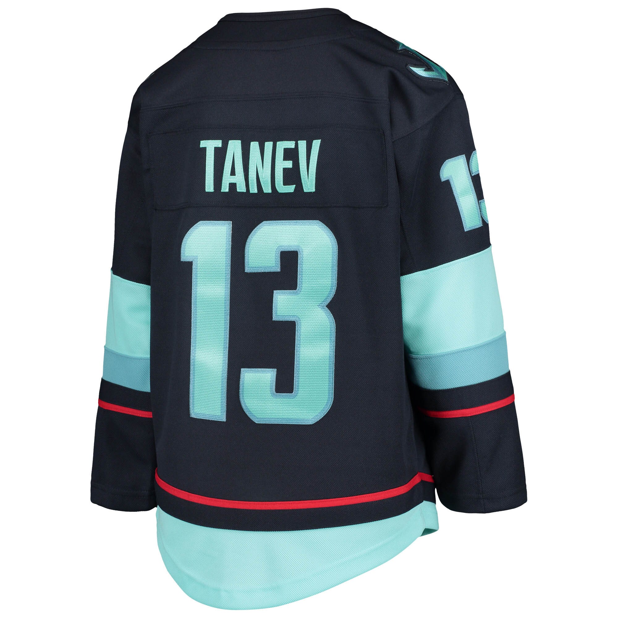 Seattle Kraken Brandon Tanev Deep Sea Blue Home Premier Player NHL Jersey Youth