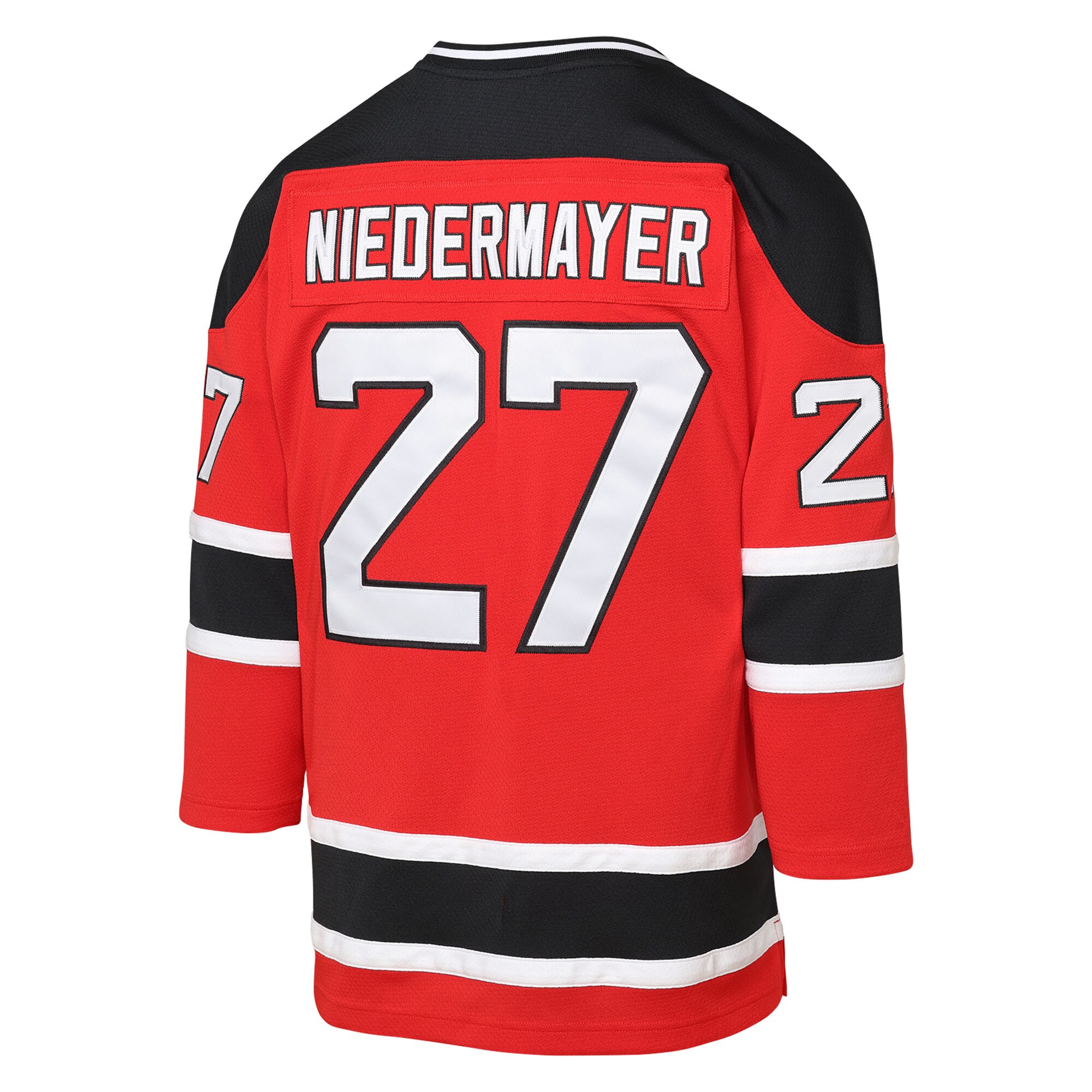 New Jersey Devils Scott Niedermayer Mitchell Ness Red 1999/00 Blue Line Player NHL Jersey Youth