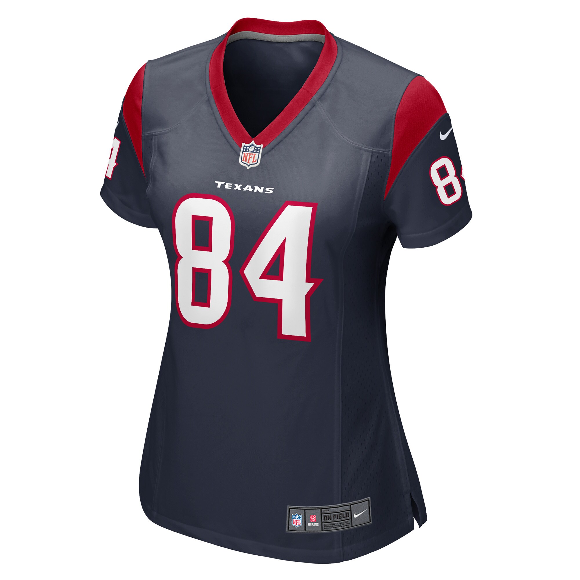 Houston Texans Teagan Quitoriano Navy Game Player NFL Jersey Women's