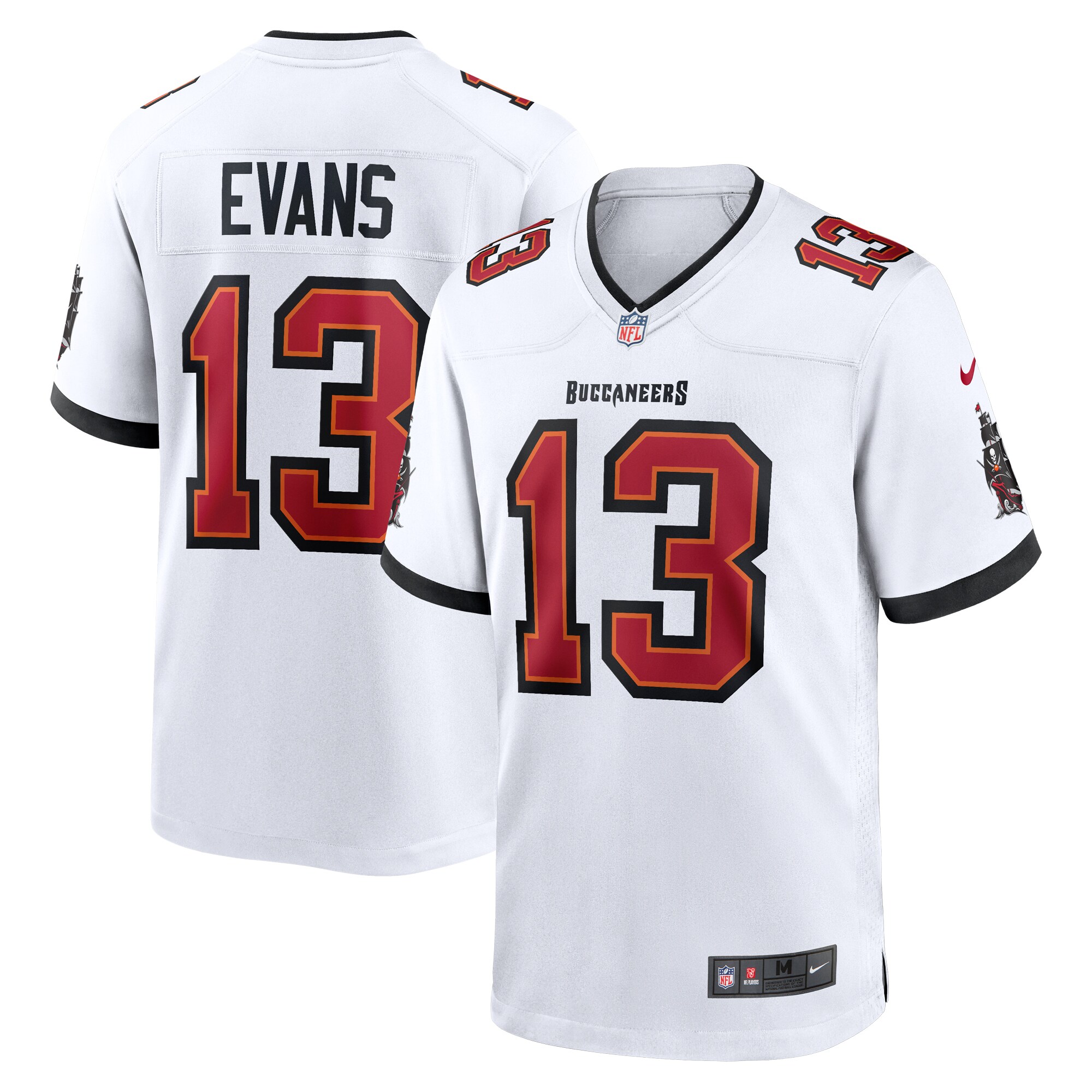 Tampa Bay Buccaneers Mike Evans White White Game NFL Jersey Men's