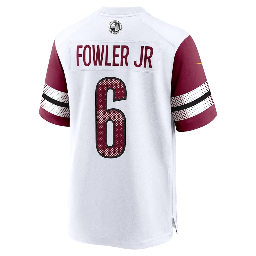 Dante Fowler Jr. 6 Washington Commanders Game White NFL Jersey Men's