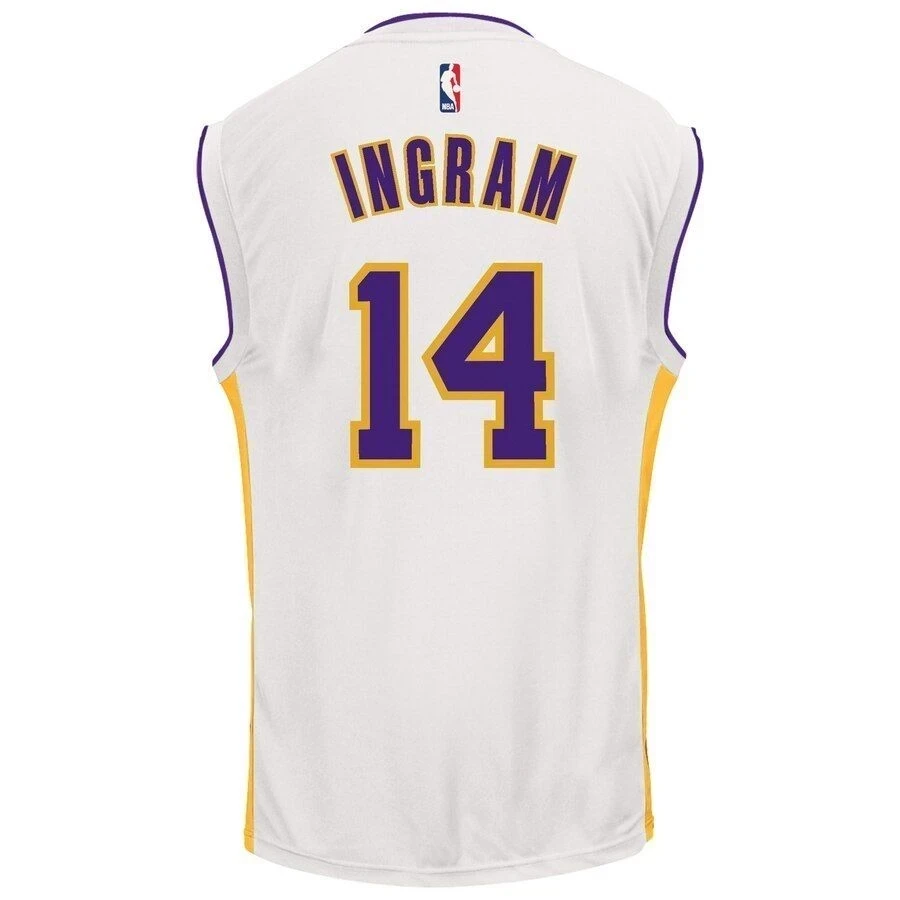 Brandon Ingram Los Angeles Lakers White NBA Jersey Men's