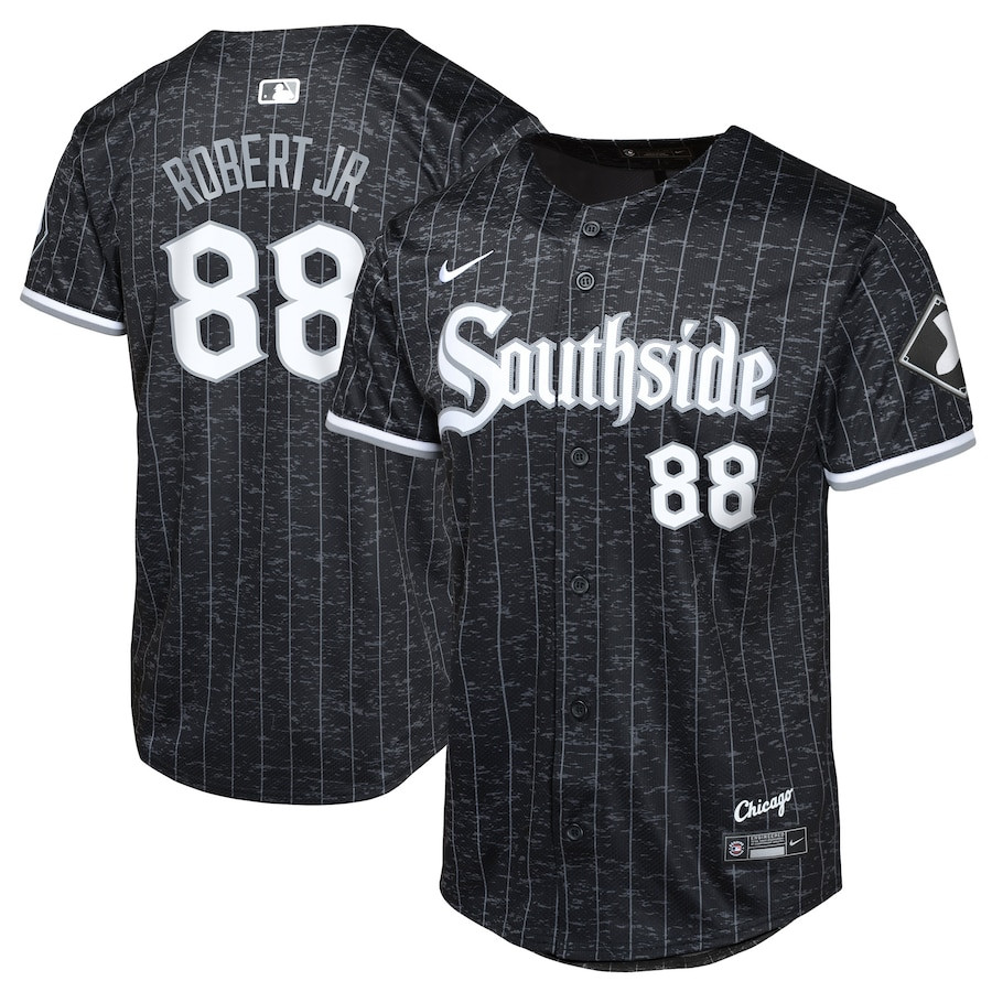 Luis Robert Jr. 88 Chicago White Sox City Connect Limited Black MLB Jersey Youth