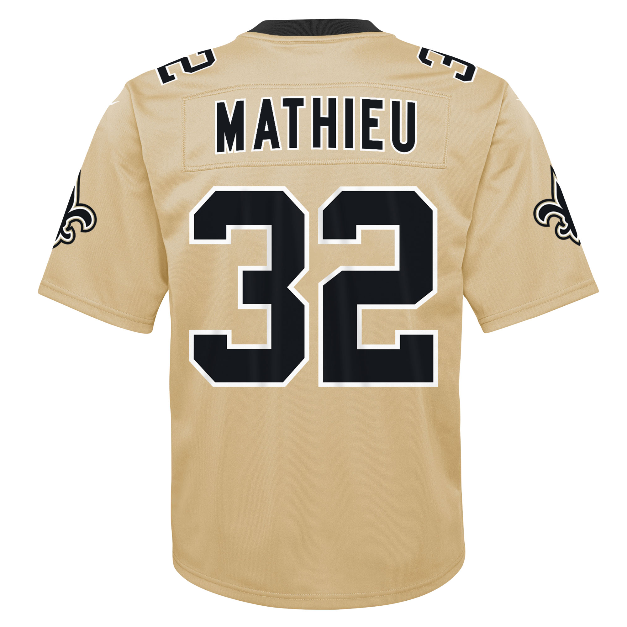 New Orleans Saints Tyrann Mathieu Gold Inverted Game NFL Jersey Youth