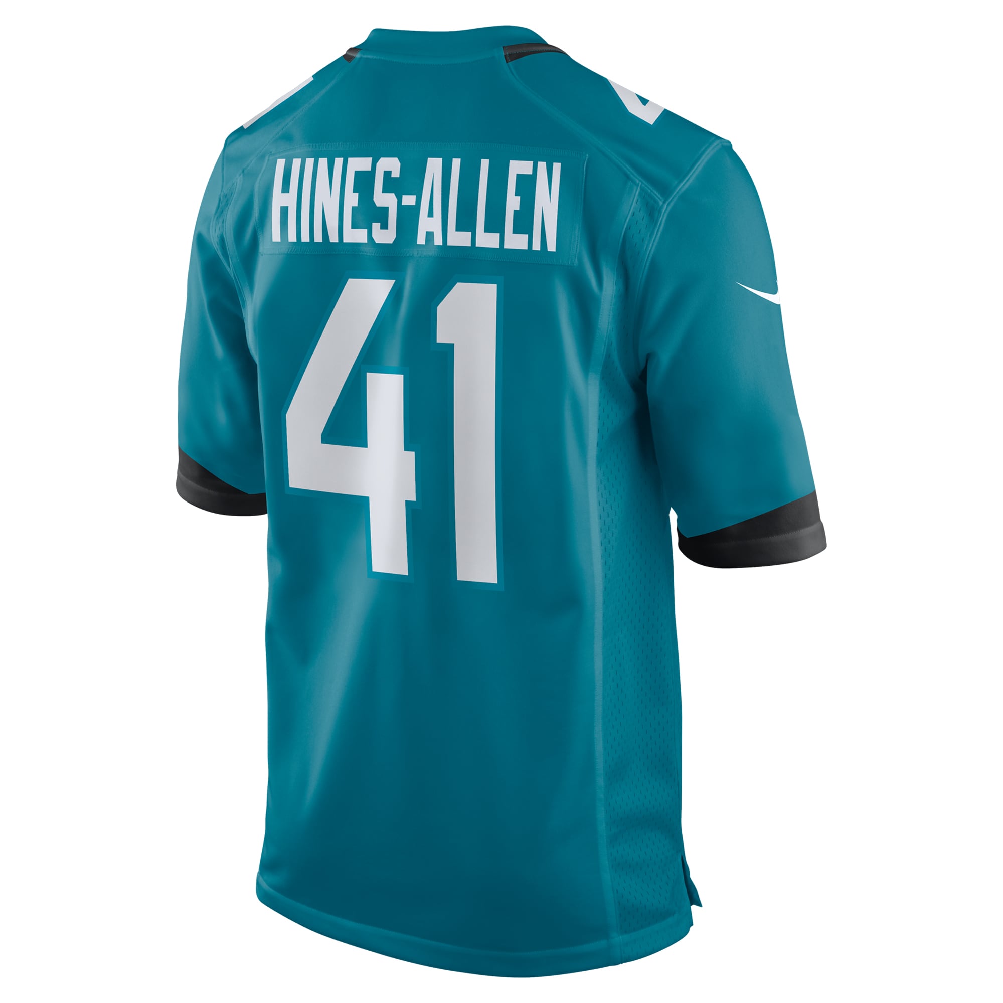 Jacksonville Jaguars Josh Hines-Allen Teal Player Game NFL Jersey Men's
