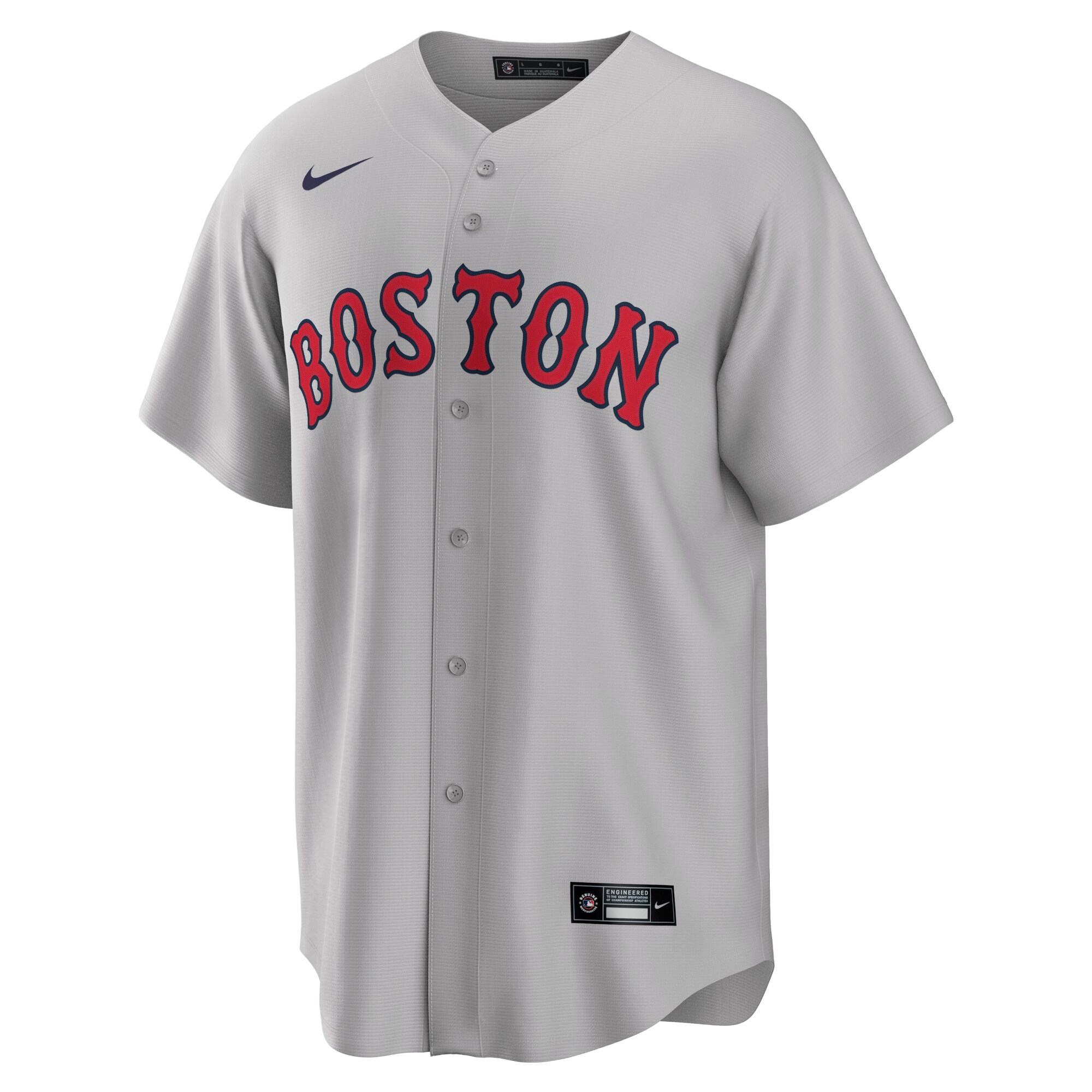 Boston Red Sox Gray Road Team MLB Jersey Men's