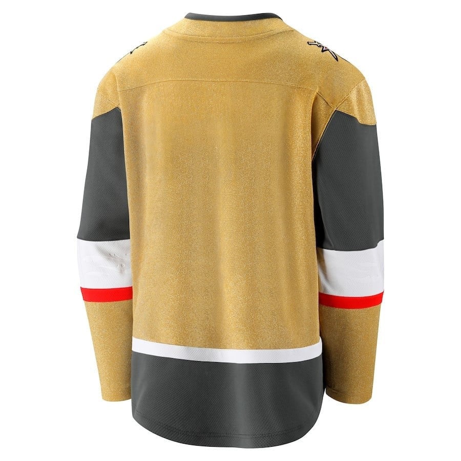 Alec Martinez 23 Vegas Golden Knights 2023 Stanley Cup Champions Patch Breakaway Home Gold NHL Jersey Men's