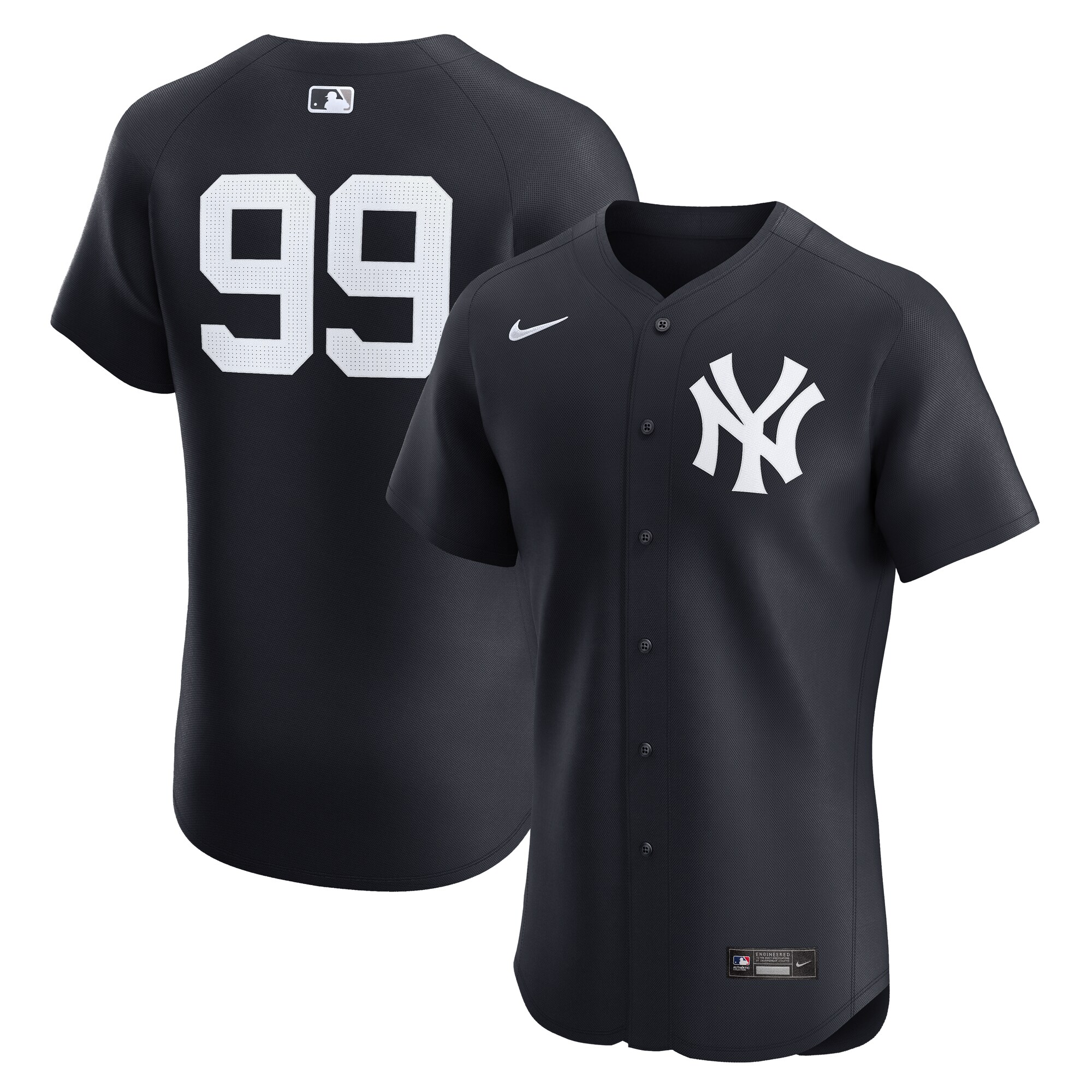 New York Yankees Aaron Judge Navy Alternate 2 Elite Player MLB Jersey Men's