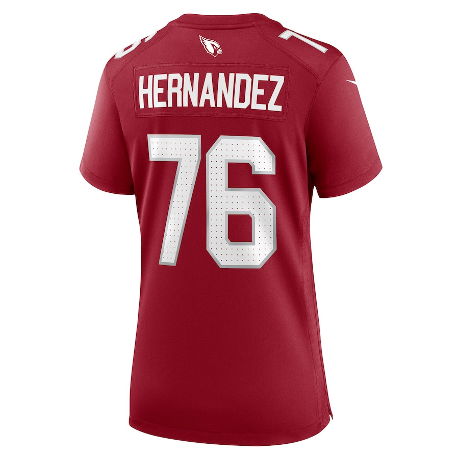 Will Hernandez 76 Arizona Cardinals Game Cardinal NFL Jersey Women's