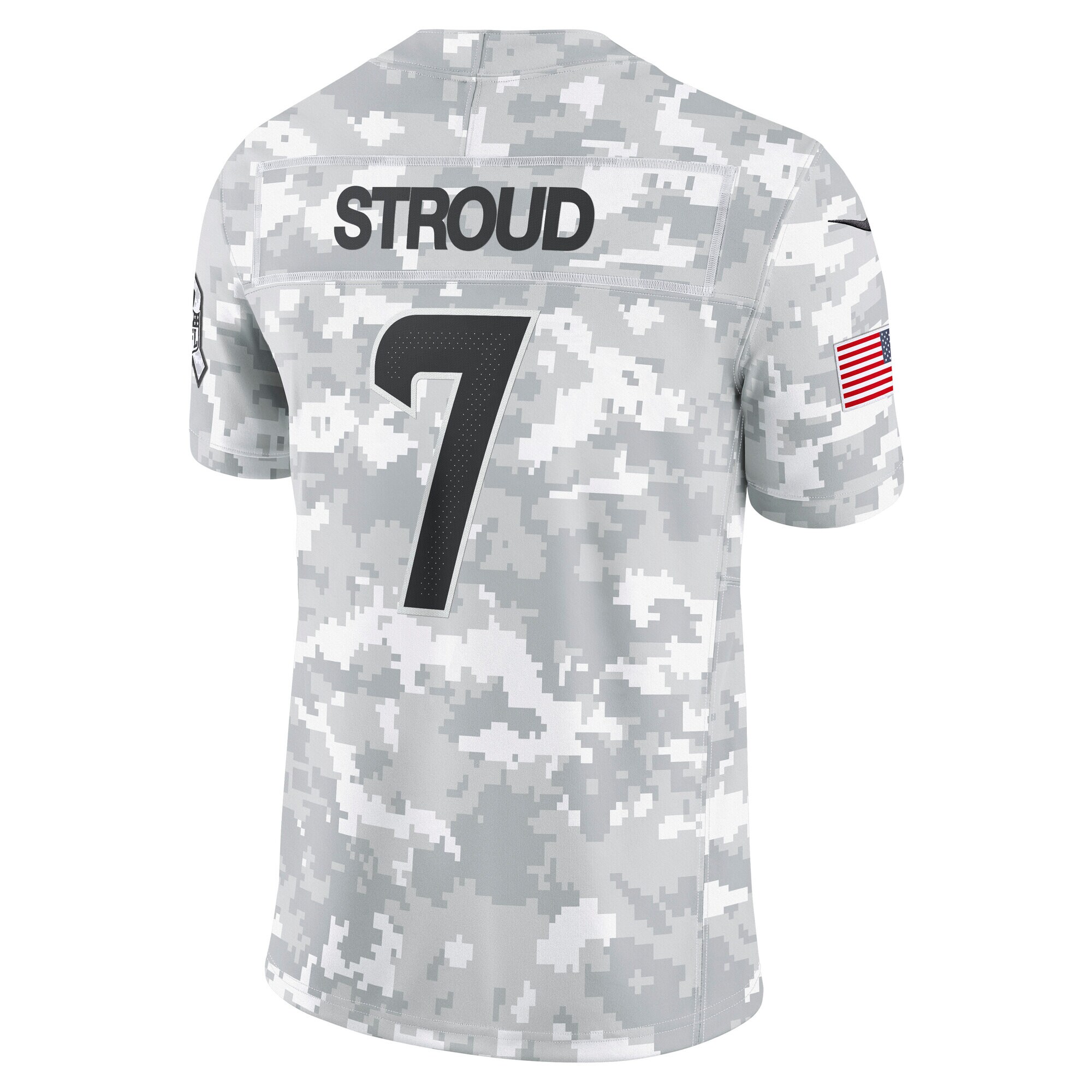 Houston Texans C.J. Stroud Arctic Camo 2024 Salute to Service Limited NFL Jersey Men's