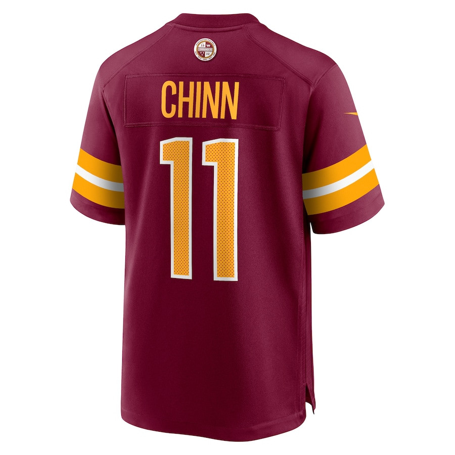 Jeremy Chinn 11 Washington Commanders Game Burgundy NFL Jersey Men's