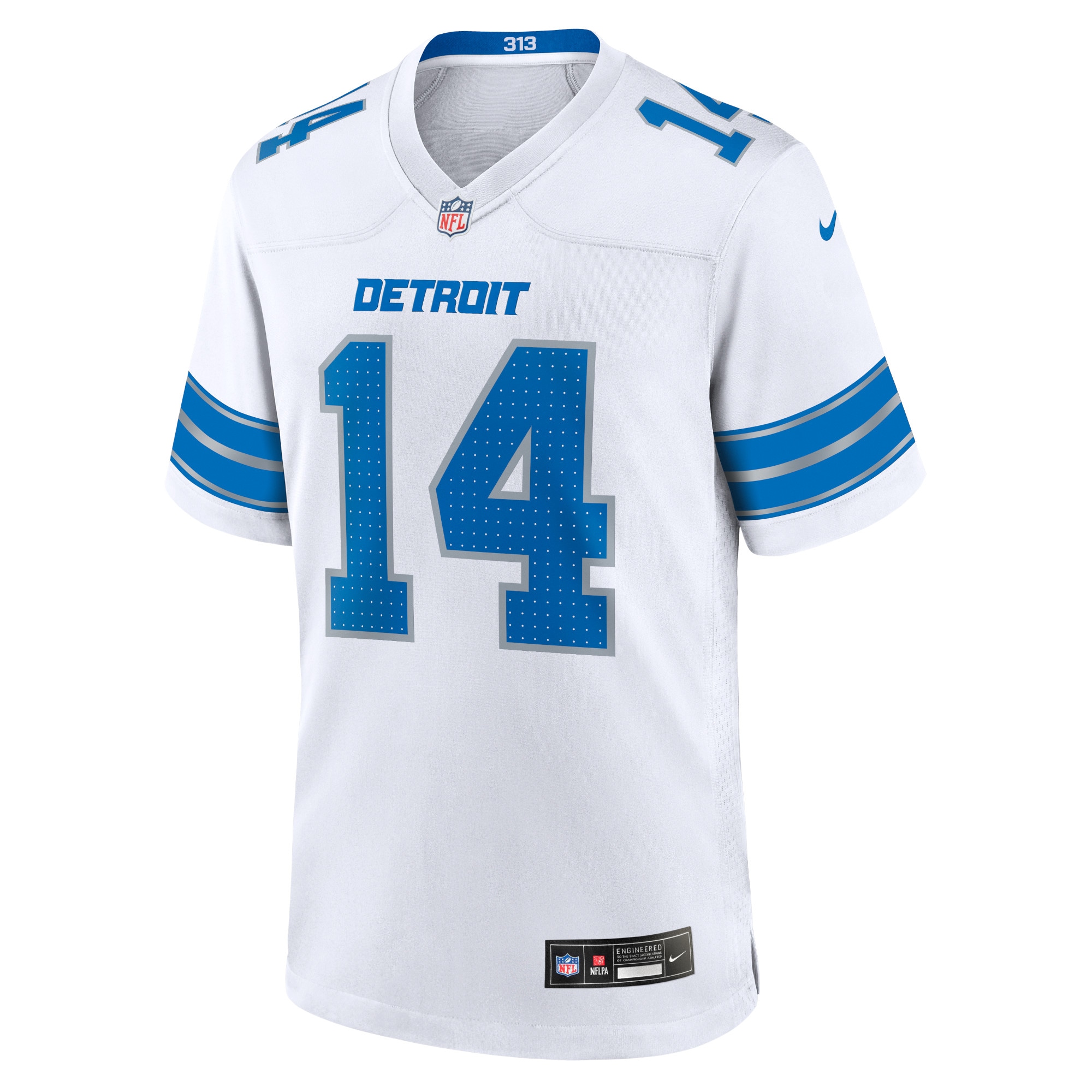 Detroit Lions Amon-Ra St. Brown White Game NFL Jersey Men's