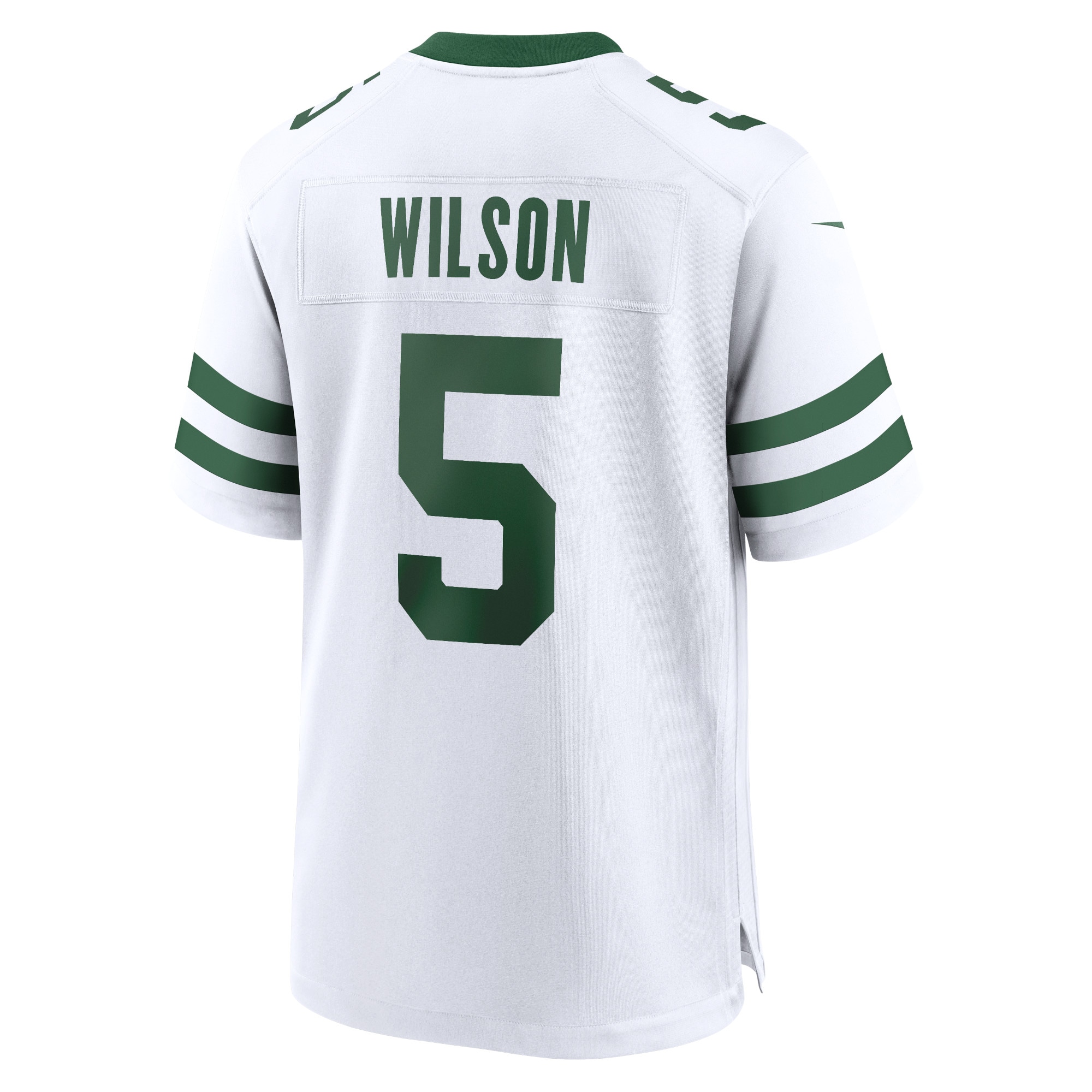 New York Jets Garrett Wilson Legacy White Game NFL Jersey Men's